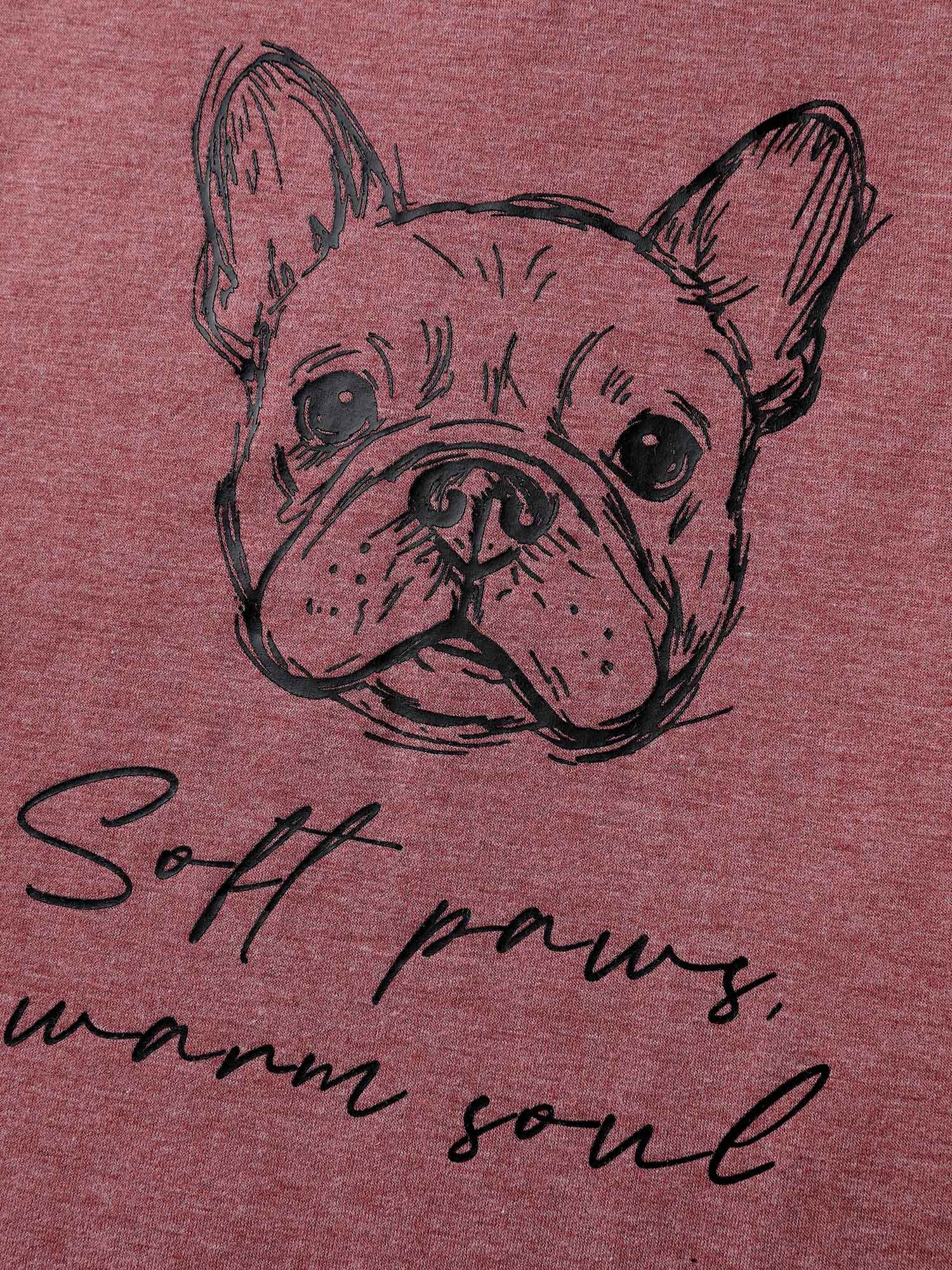 Supersoft Paws Print Stretchy-Fit T-Shirt - Image 6