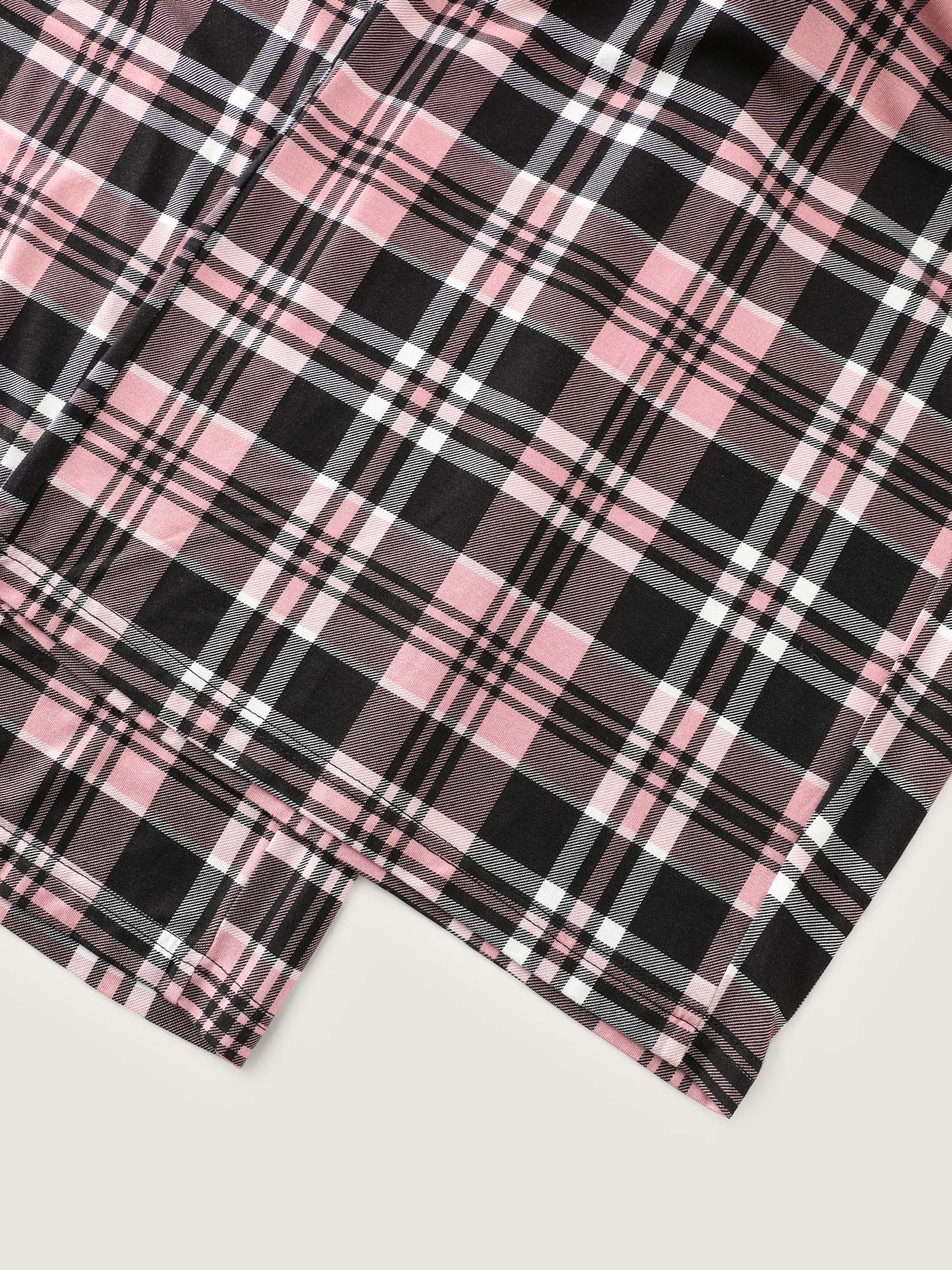 Supersoft Plaid Heart Stretchy Lounge Set - Image 13