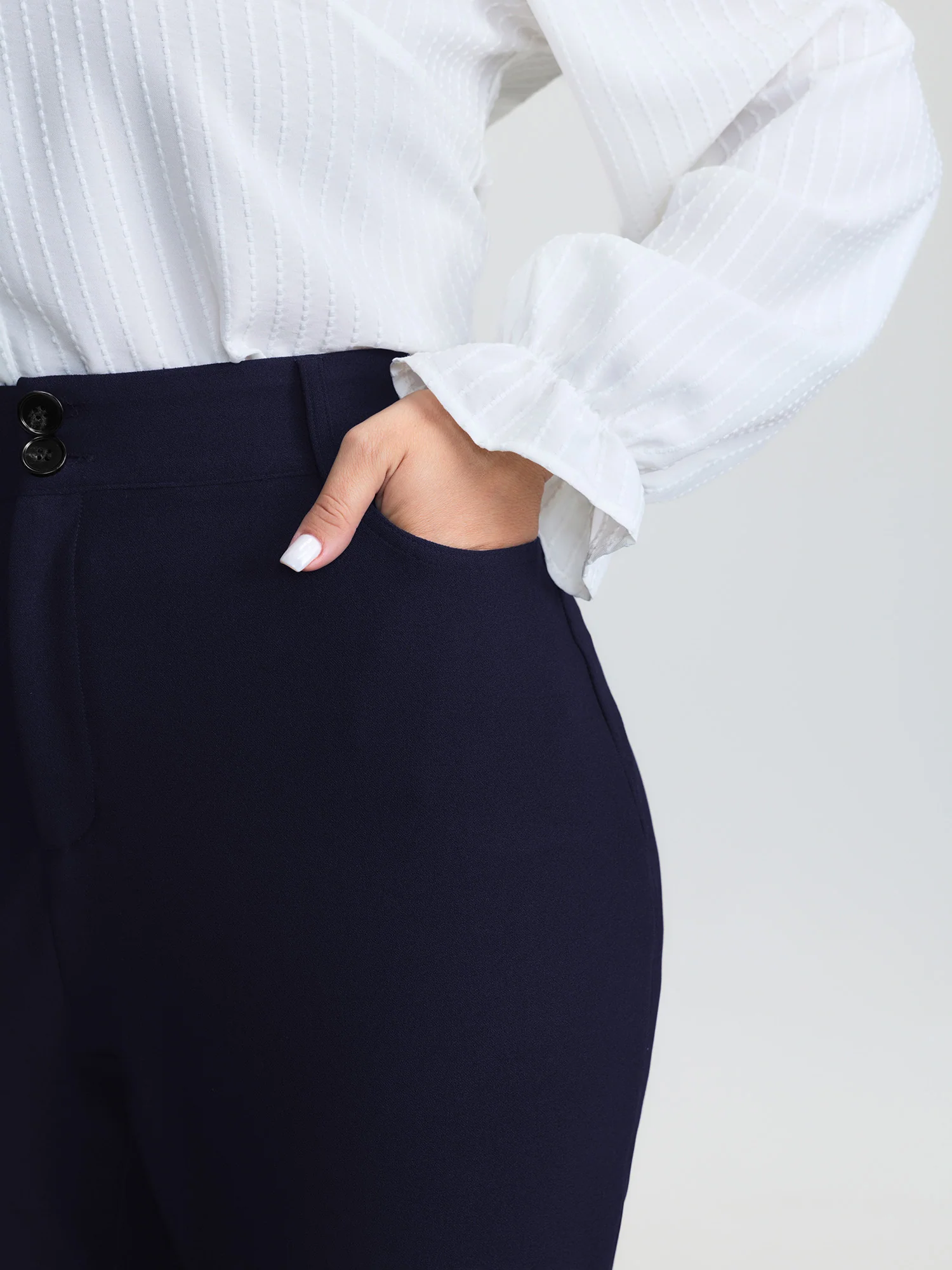 Supersoft Stretchy Plain Bootcut Pants - Image 10