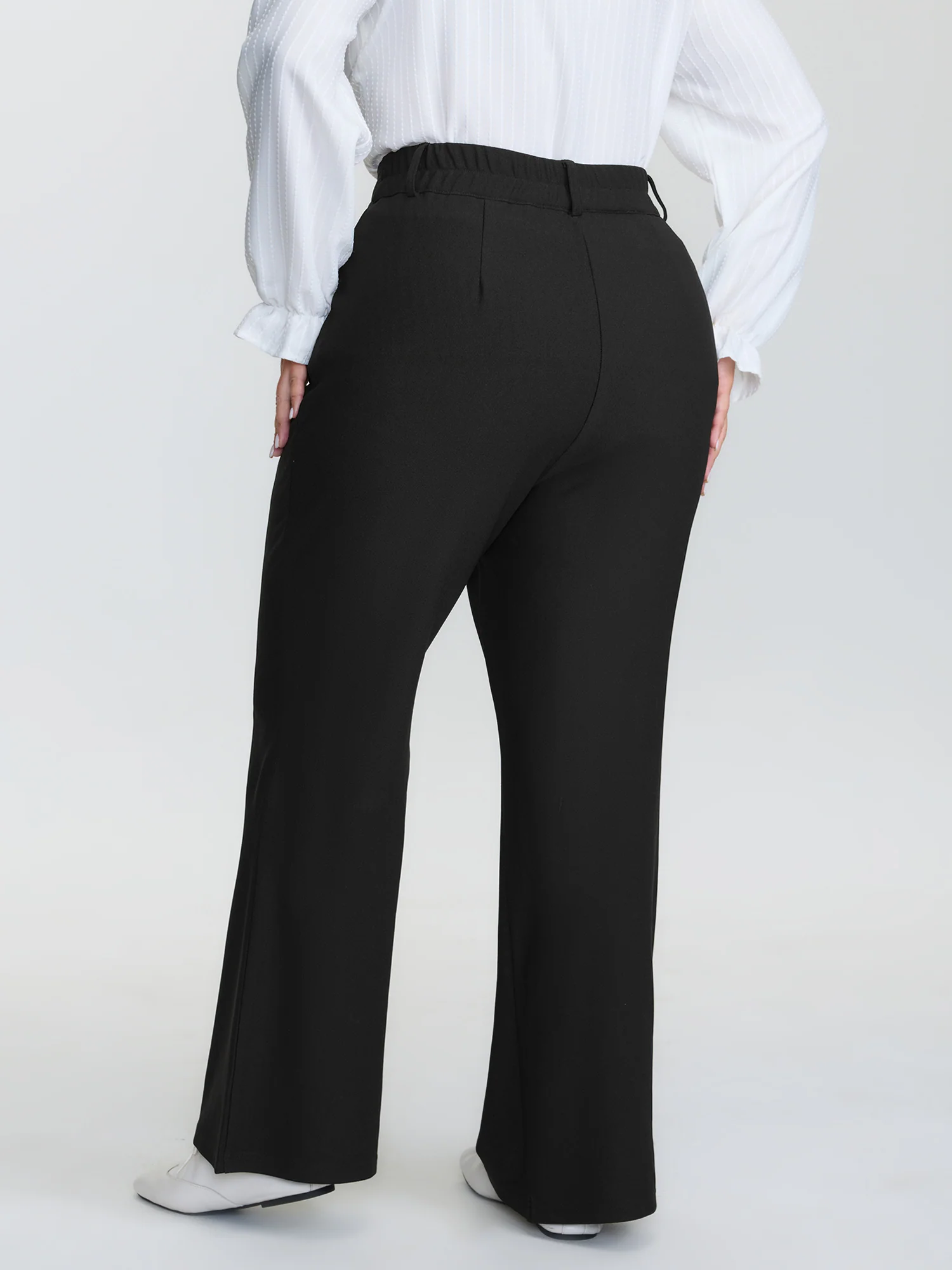 Supersoft Stretchy Plain Bootcut Pants - Image 4