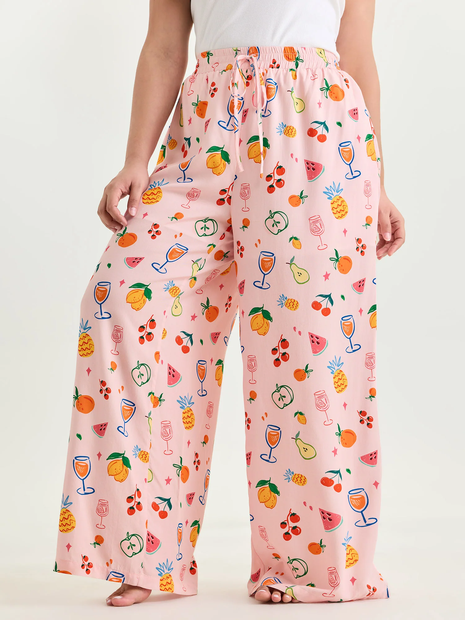 Supersoft Playful Print Drawstring Lounge Bottoms - Image 2