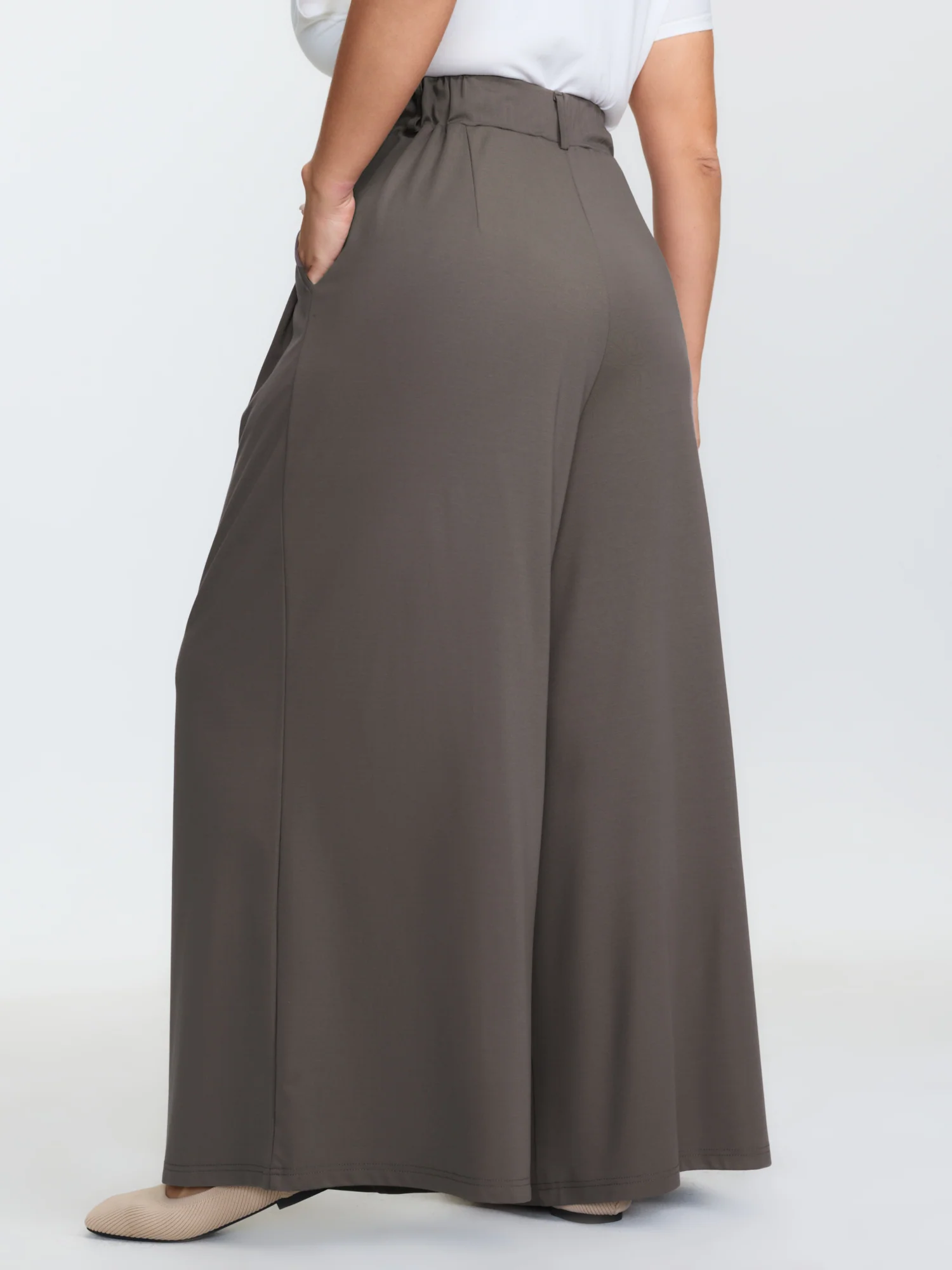 Supersoft Pleated Stretchy Pants - Image 6