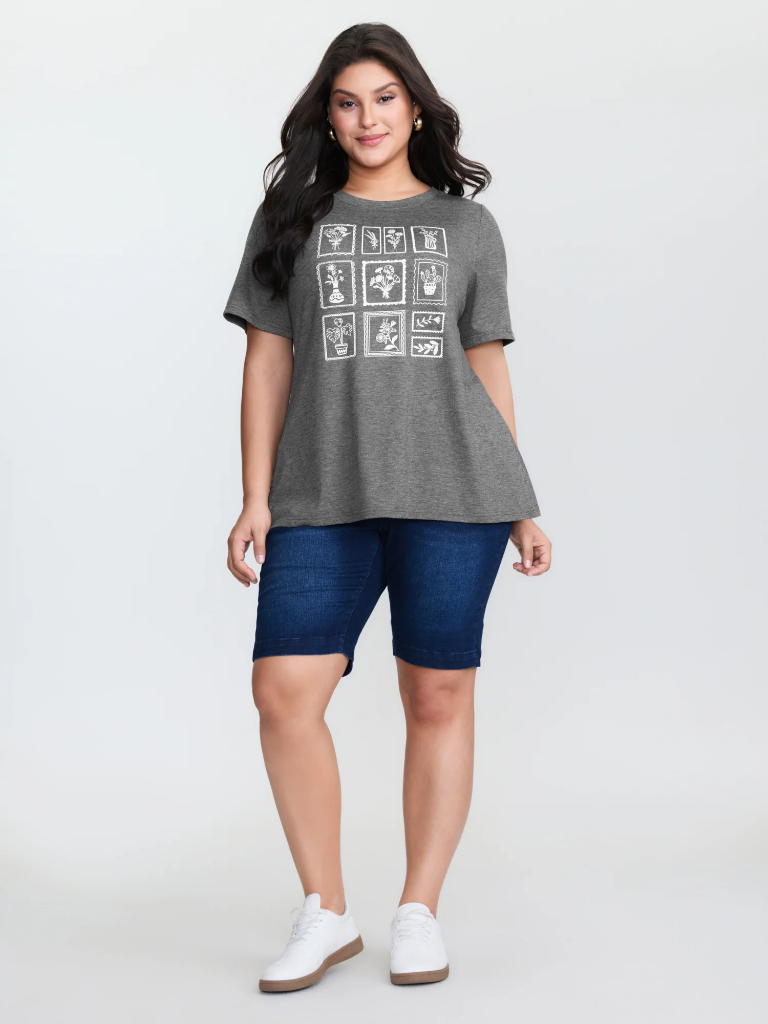 Supersoft Printed Collage Round Neck T-Shirt - Image 4