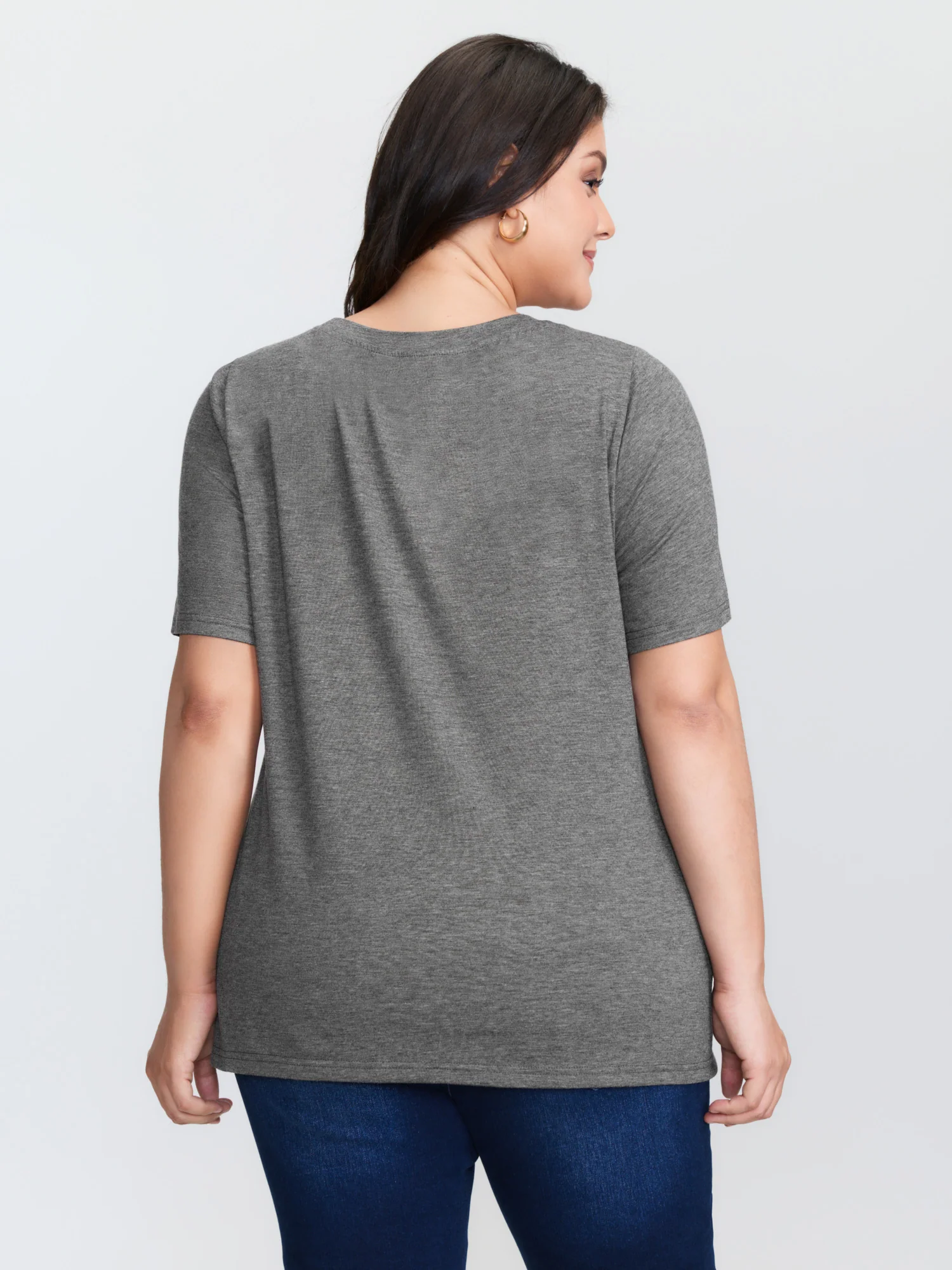Supersoft Printed Collage Round Neck T-Shirt - Image 5