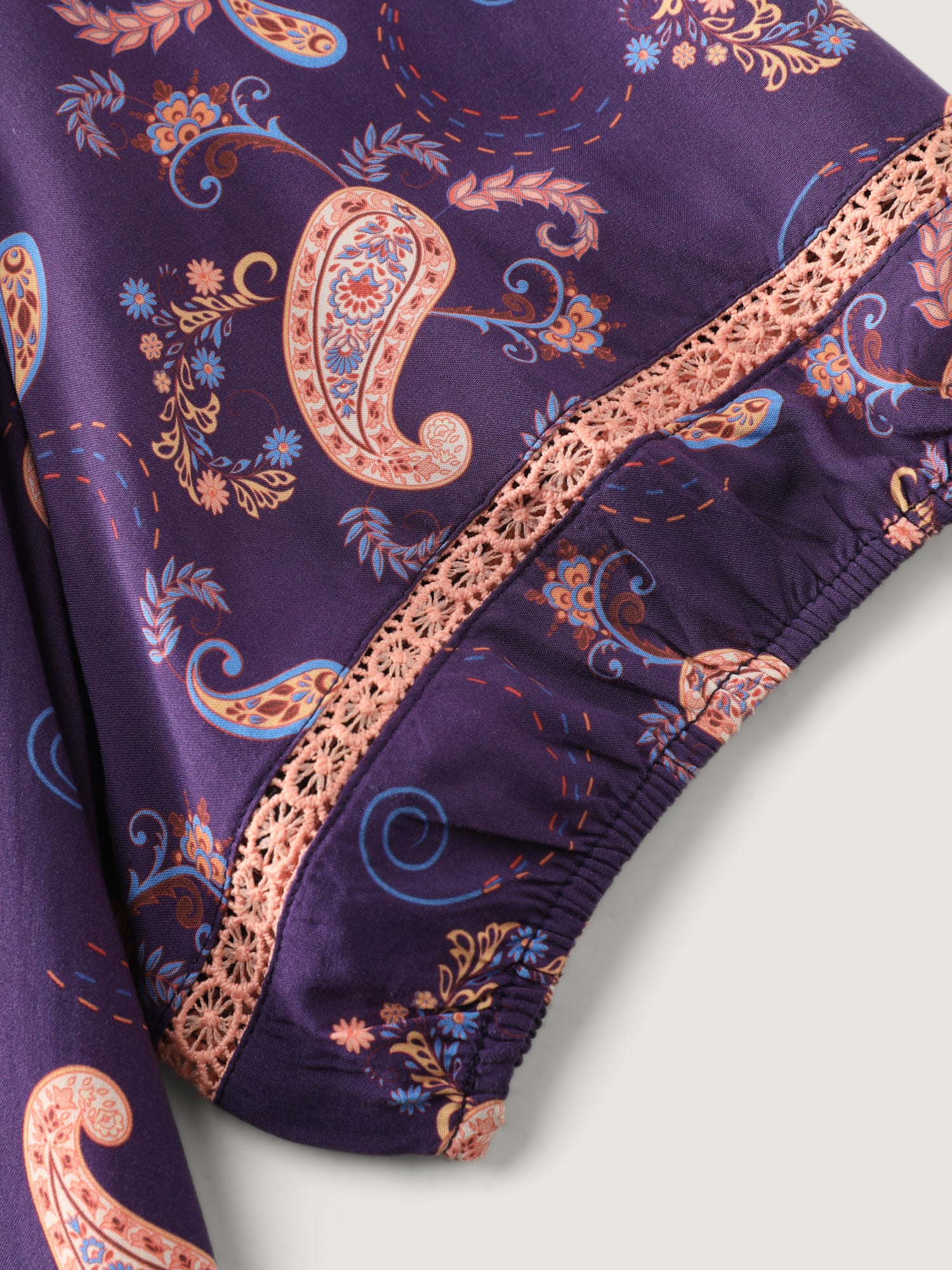 Supersoft Printed High Low Hem Blouse - Image 5