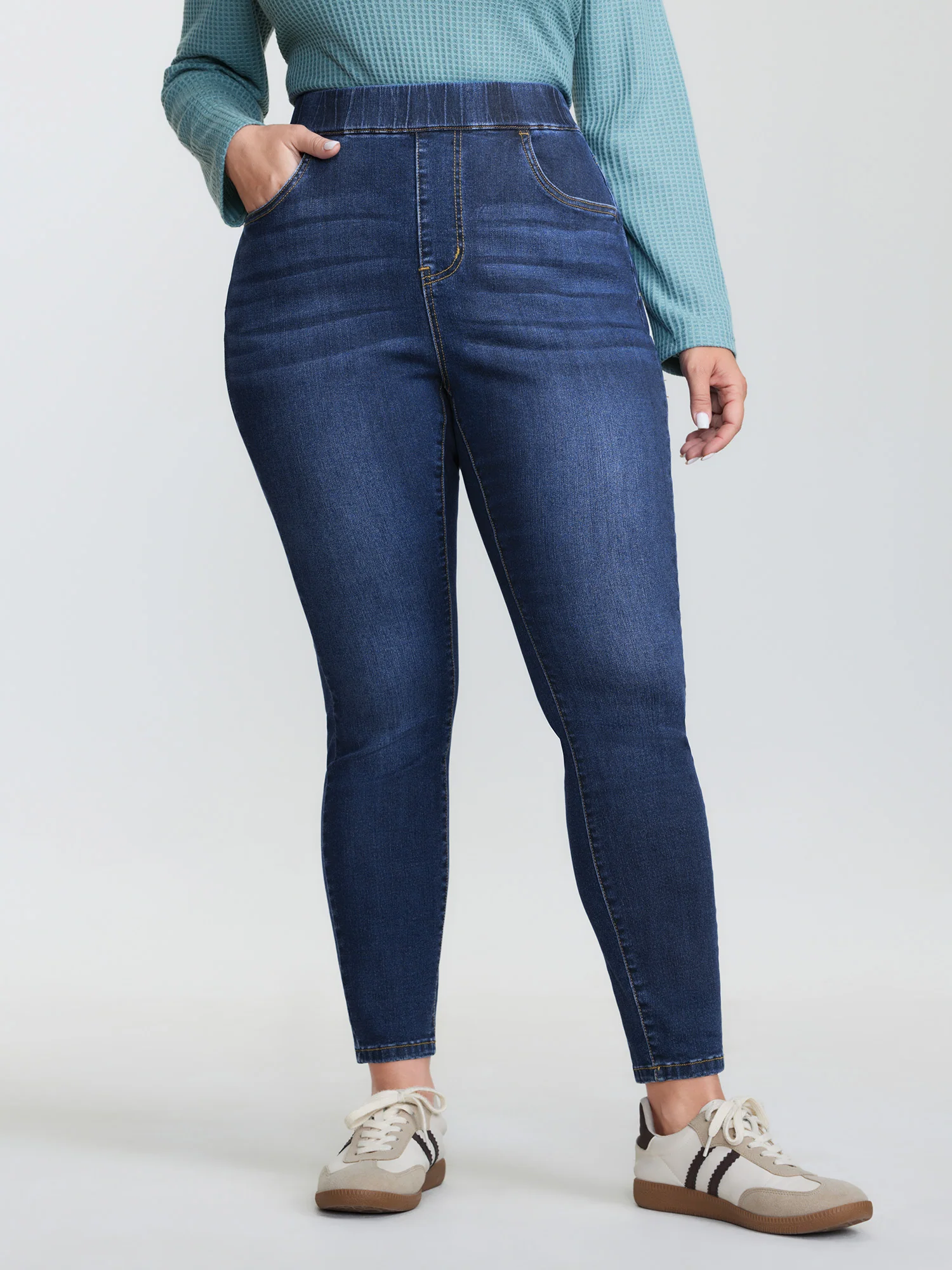 Super Stretchy Supersoft Skinny-Fit Jeans - Image 2
