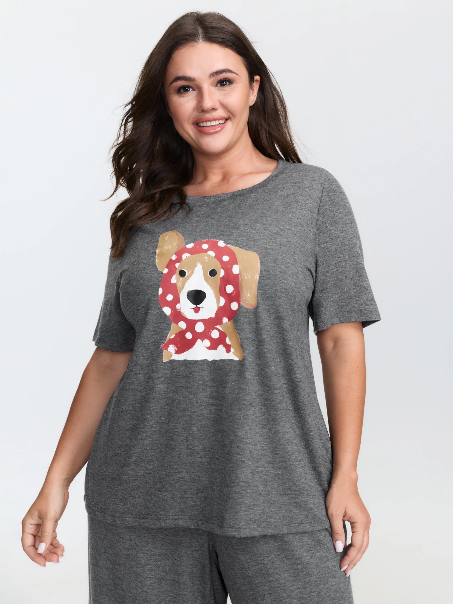 Supersoft Puppy Print Lounge Set - Image 3