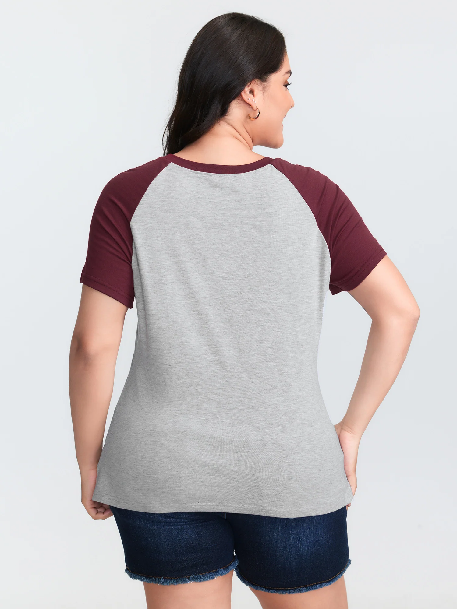 Supersoft Raglan Sleeve Printed T-Shirt - Image 4