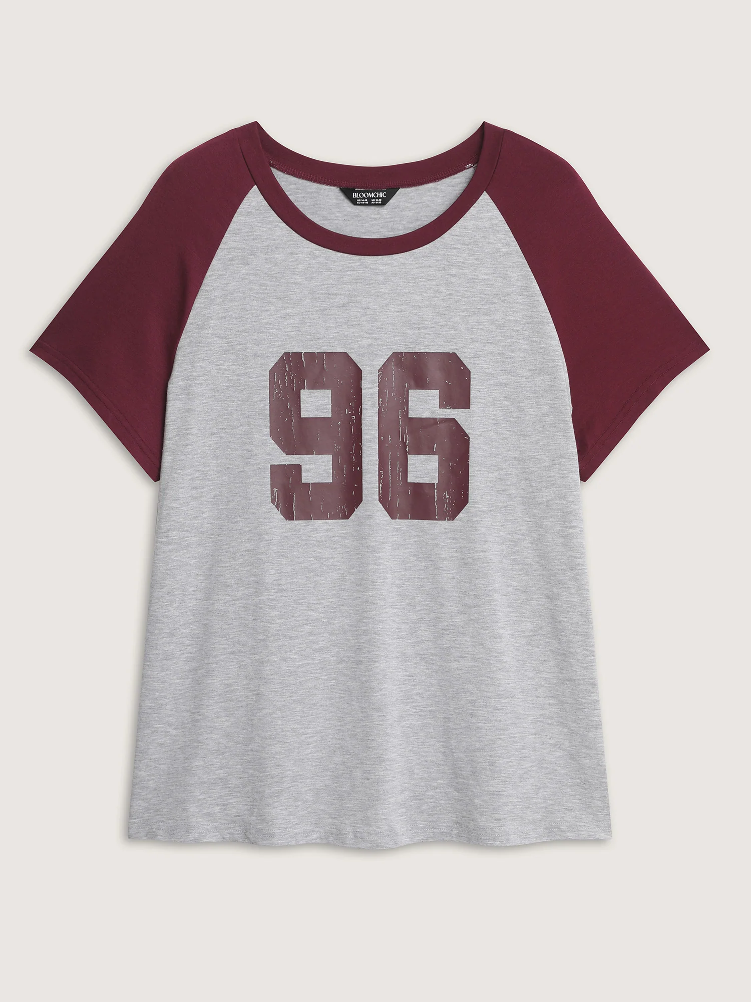Supersoft Raglan Sleeve Printed T-Shirt - Image 6