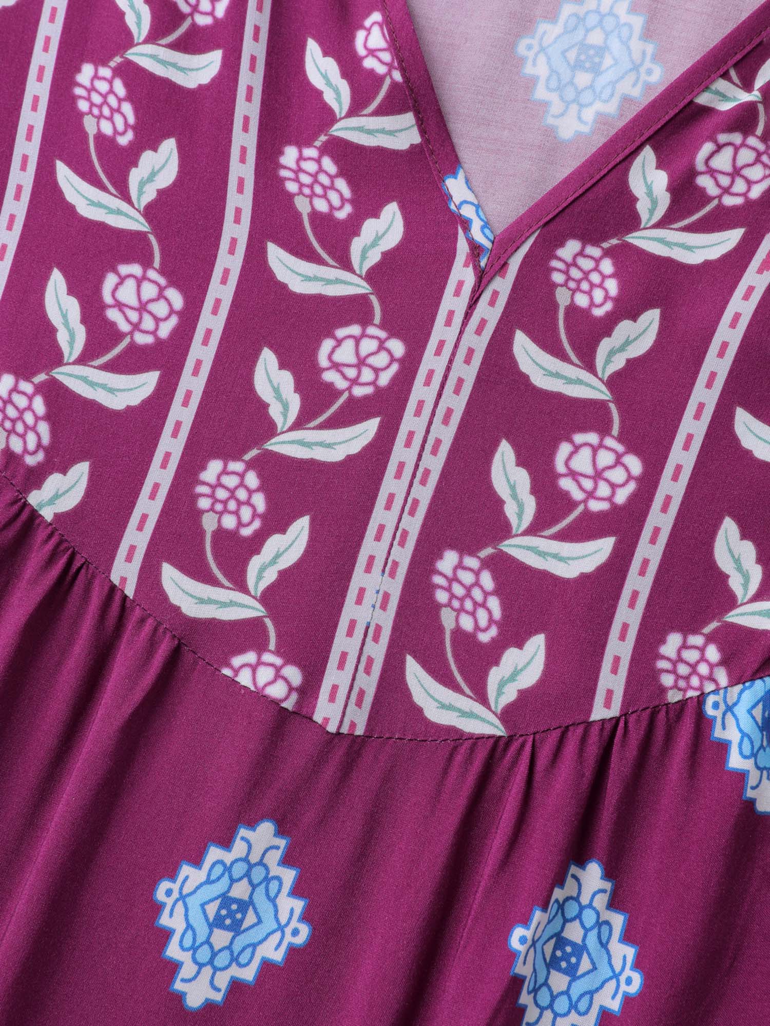 Supersoft Rayon Boho Print Maxi Dress - Image 6