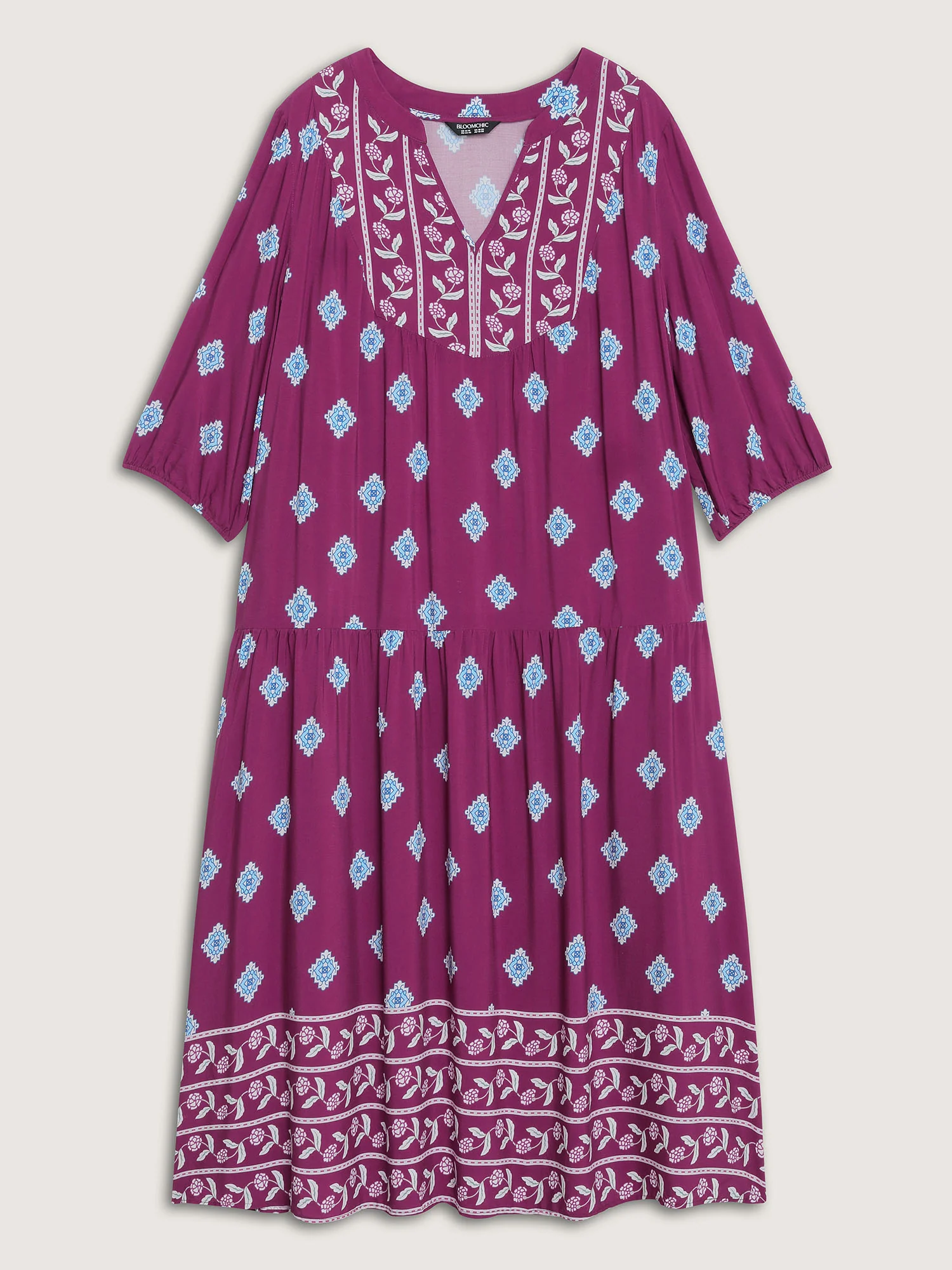 Supersoft Rayon Boho Print Maxi Dress - Image 7