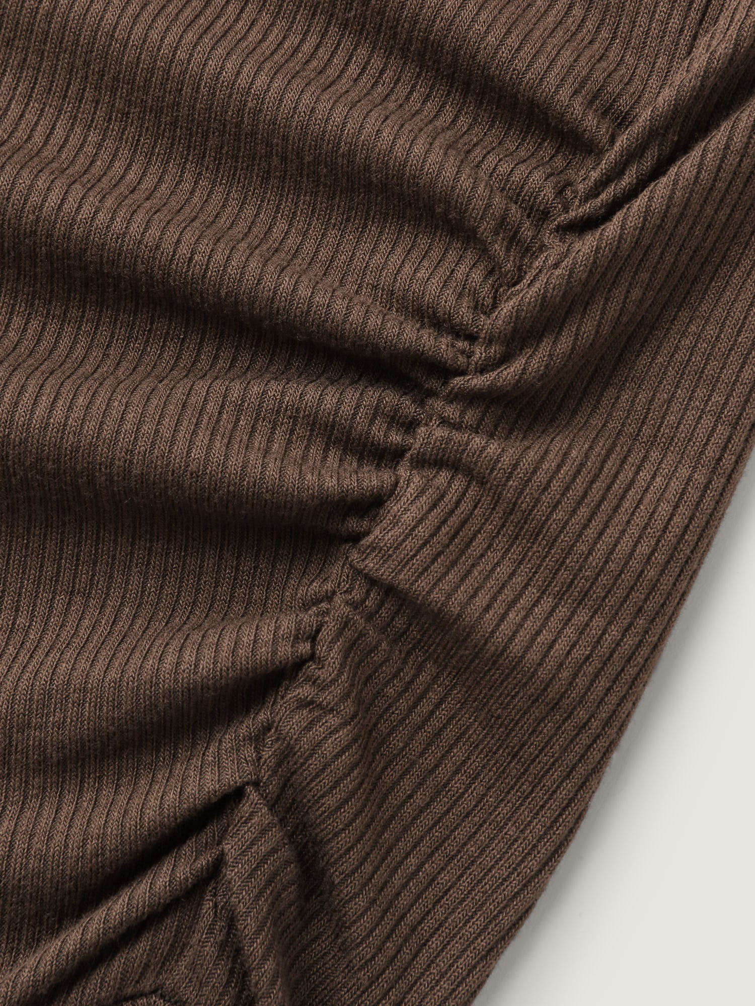 Supersoft Ribbed Knit Cinched-Waist A-Line Maxi Dress - Image 6