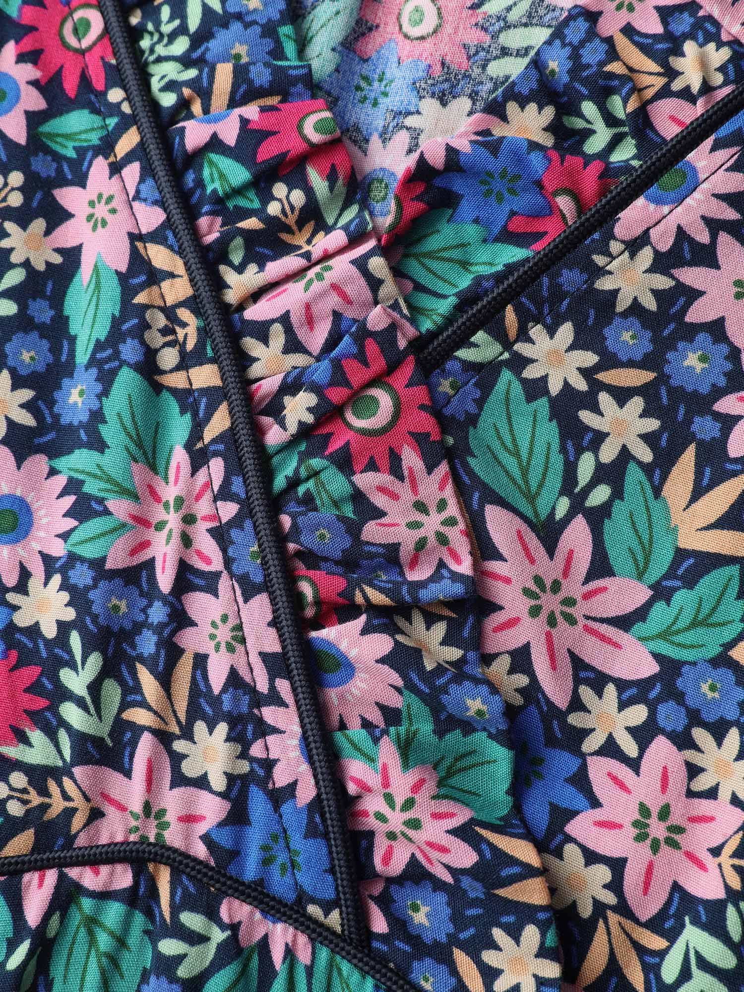 Supersoft Ribbon Floral Print Midi Dress - Image 6