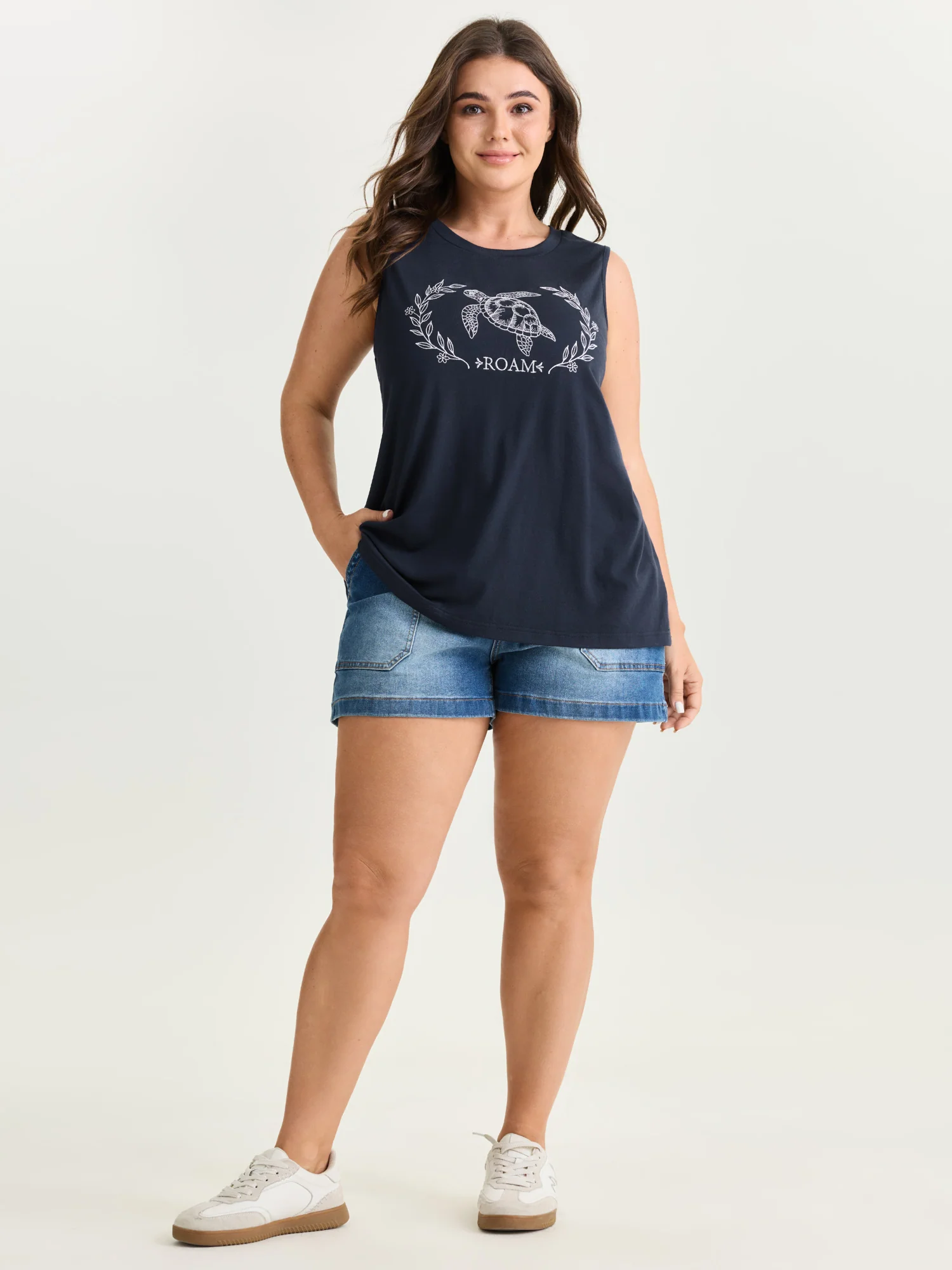Supersoft Roam Freely Round Neck Tank Top - Image 2