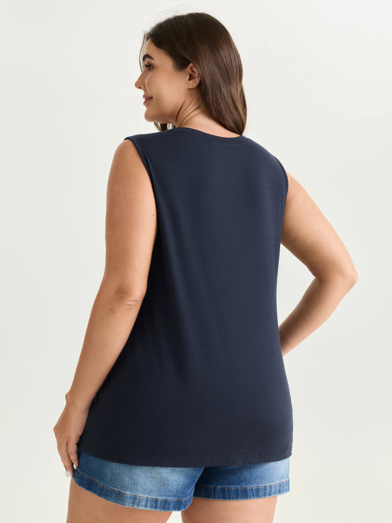 Supersoft Roam Freely Round Neck Tank Top - Image 3