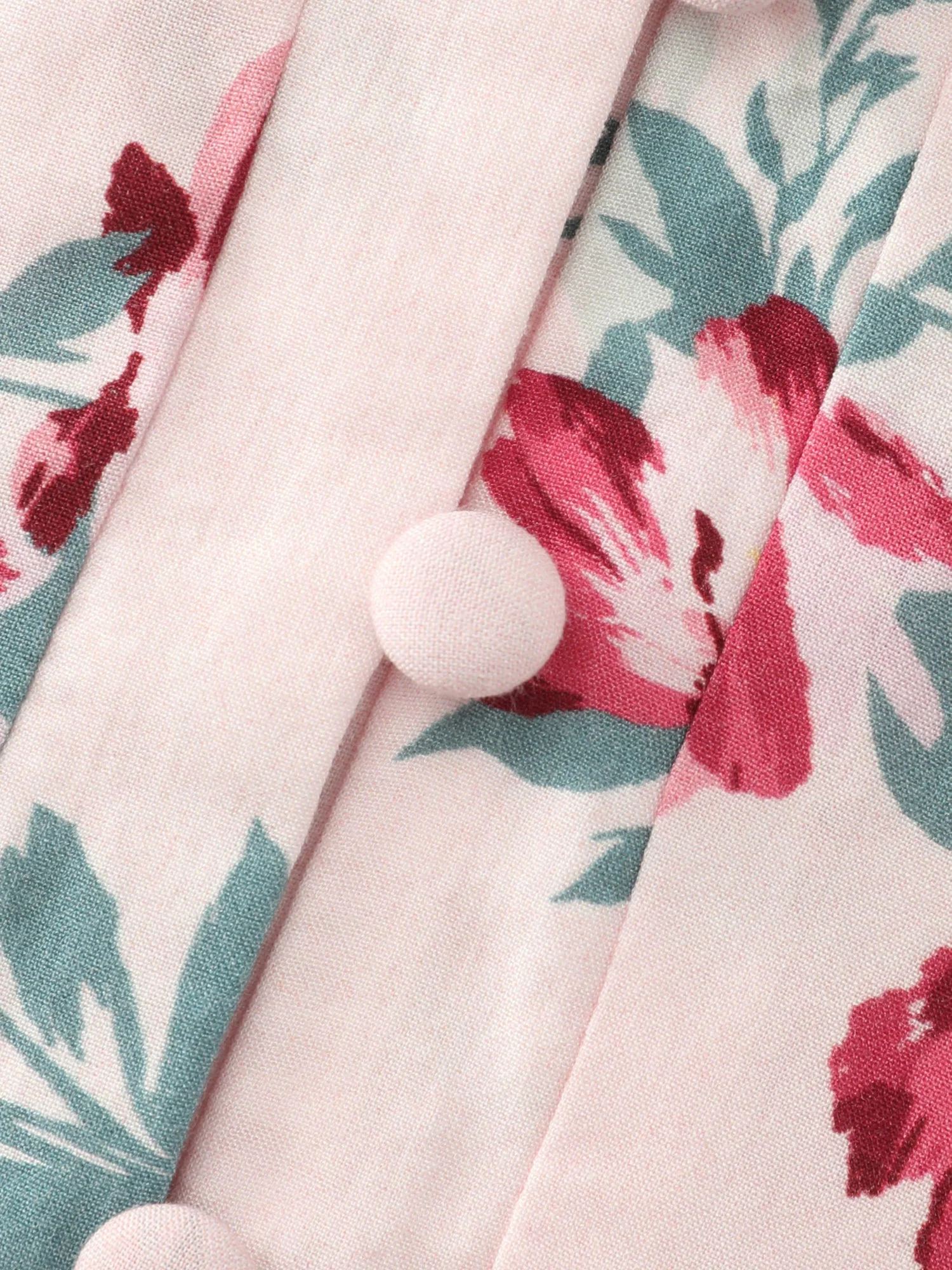 Supersoft Rose Print V-Neck Blouse - Image 5