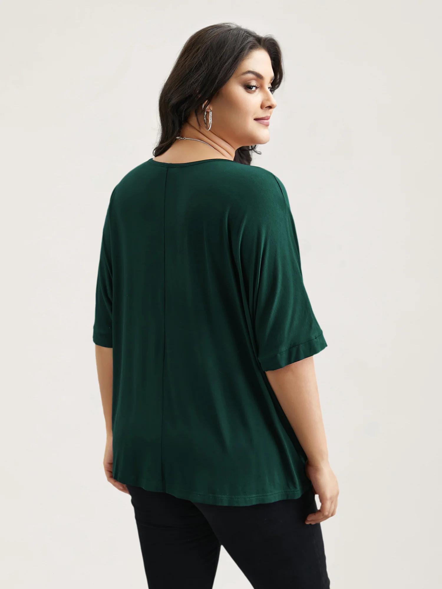 Supersoft Round Neck Plain T-Shirt - Image 10