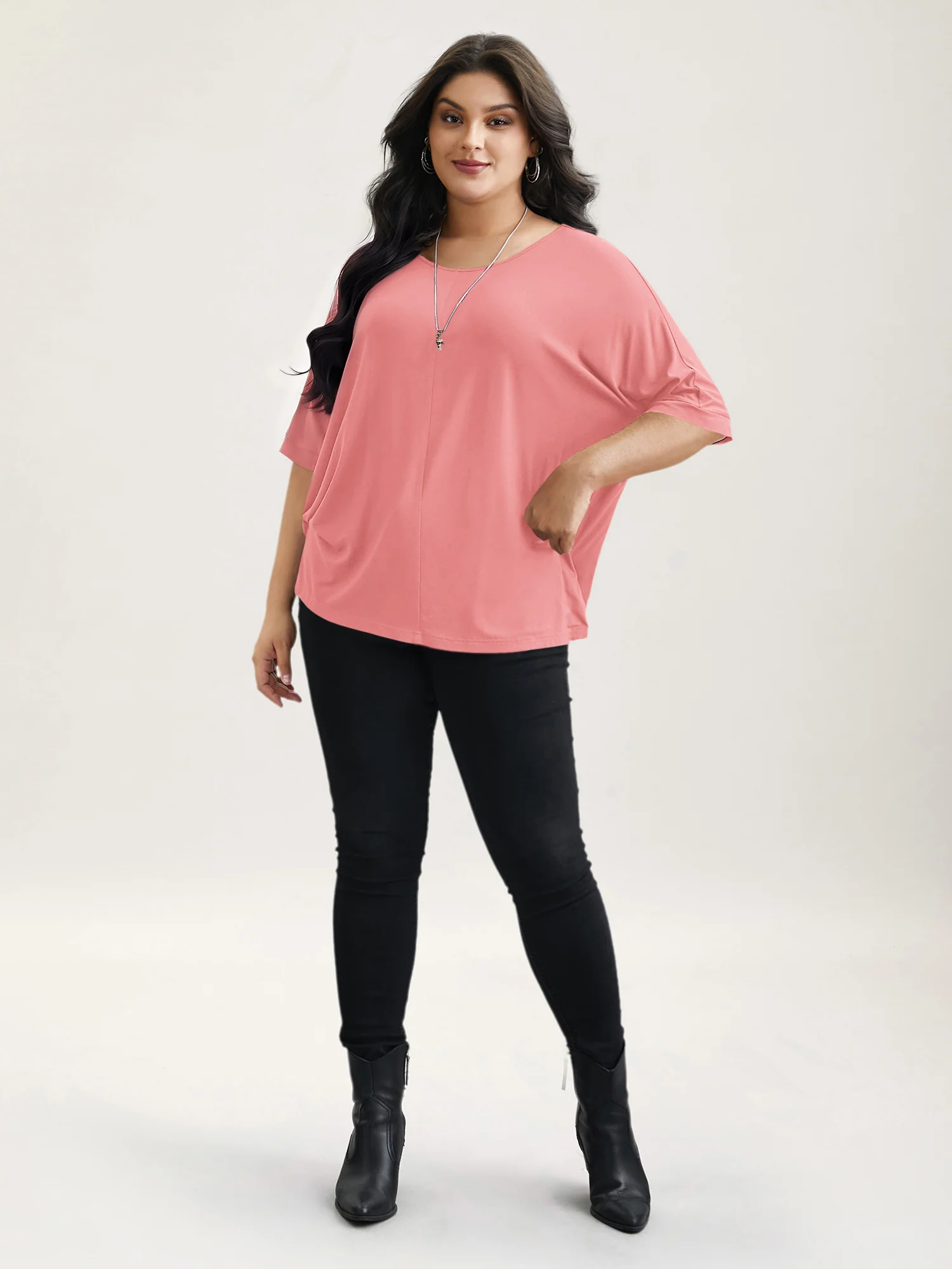 Supersoft Round Neck Plain T-Shirt - Image 18