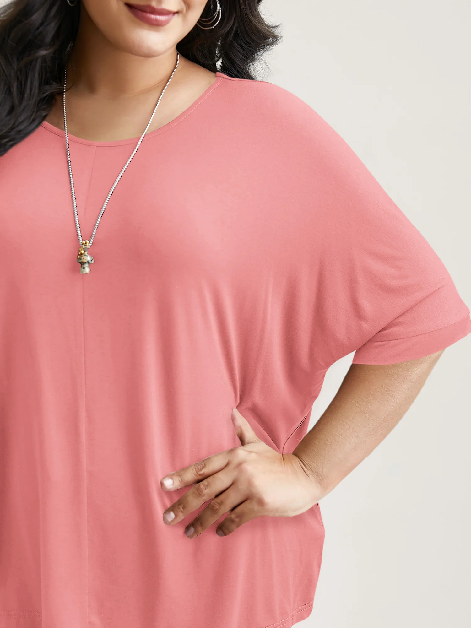Supersoft Round Neck Plain T-Shirt - Image 20