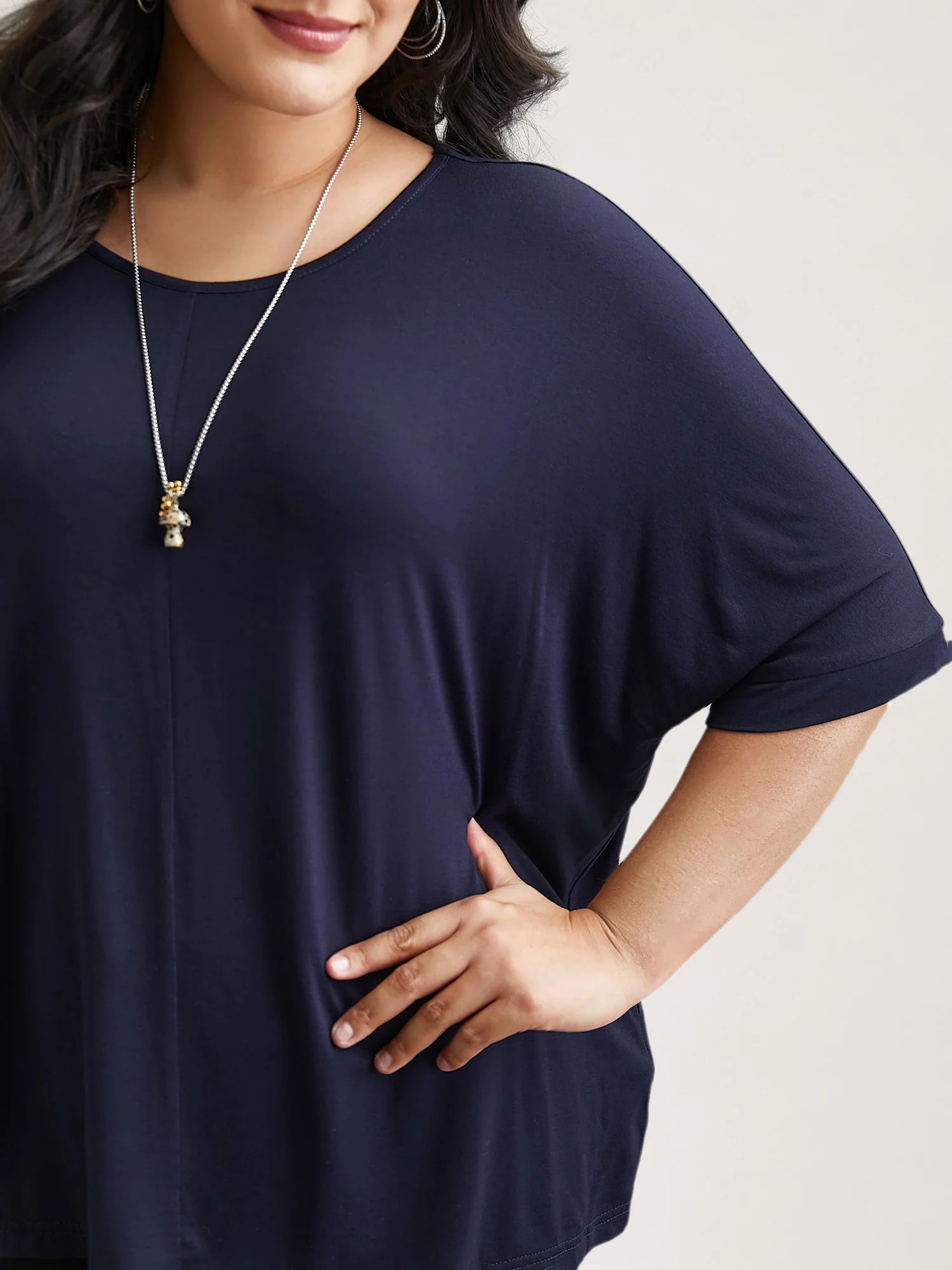 Supersoft Round Neck Plain T-Shirt - Image 24