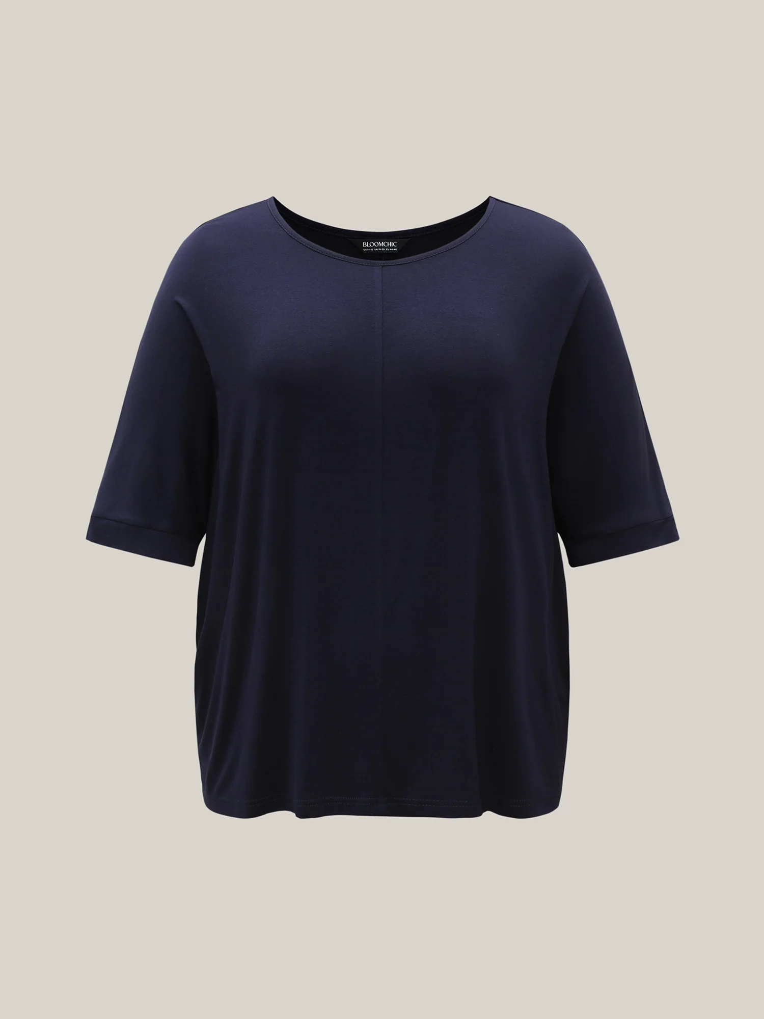 Supersoft Round Neck Plain T-Shirt - Image 28