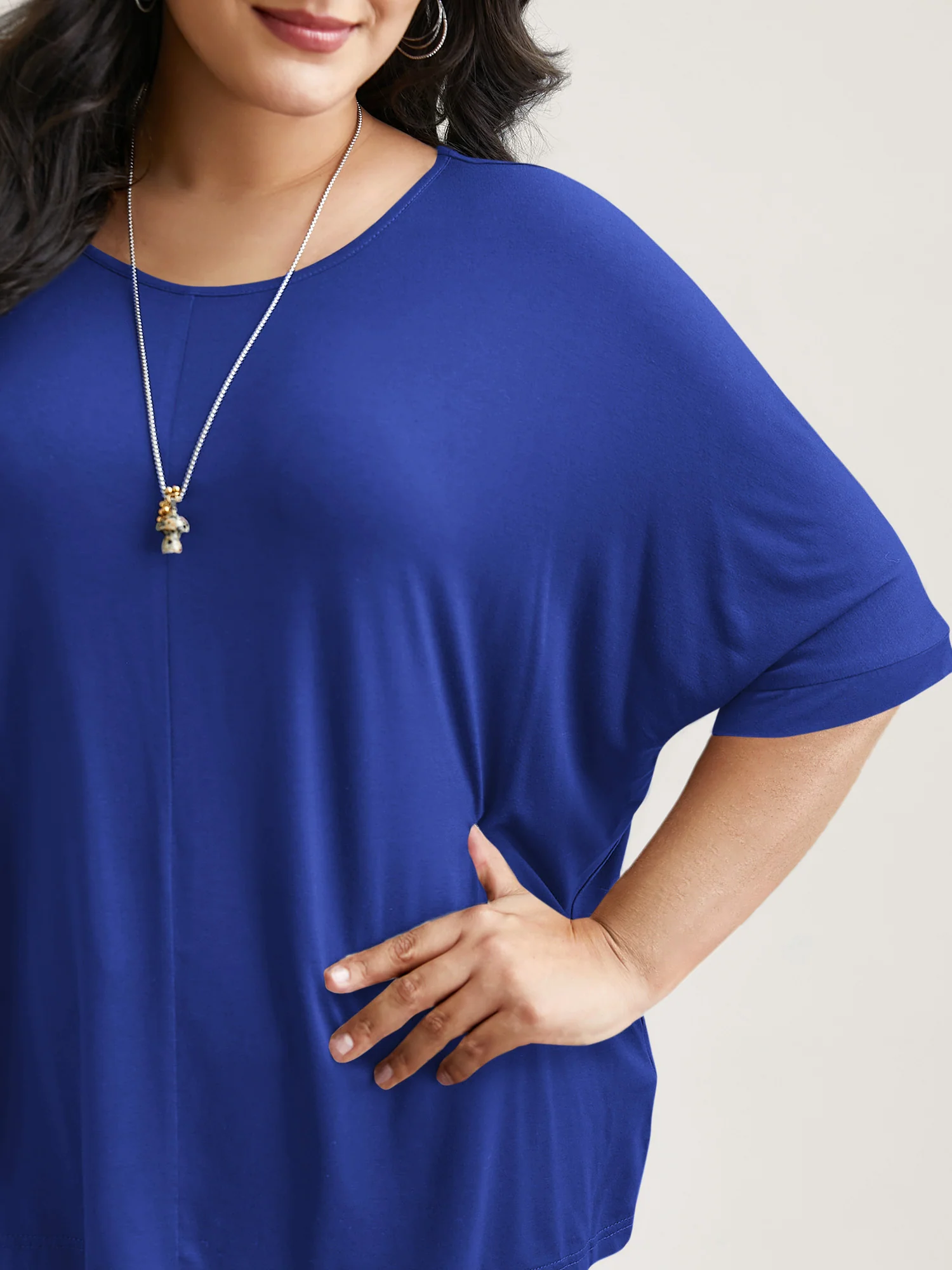 Supersoft Round Neck Plain T-Shirt - Image 32