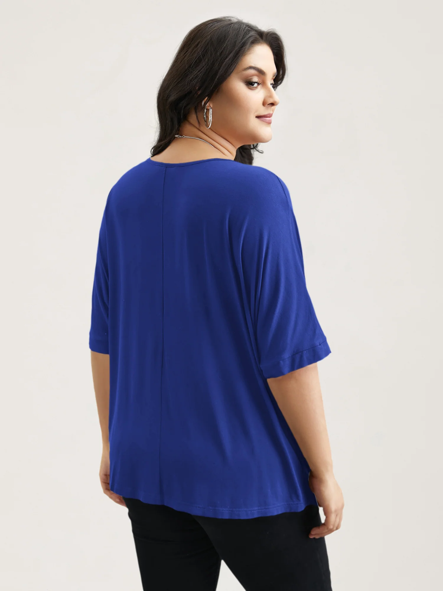 Supersoft Round Neck Plain T-Shirt - Image 33