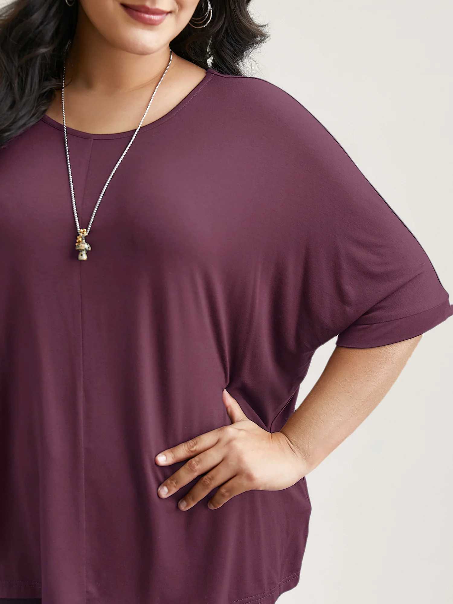 Supersoft Round Neck Plain T-Shirt - Image 4
