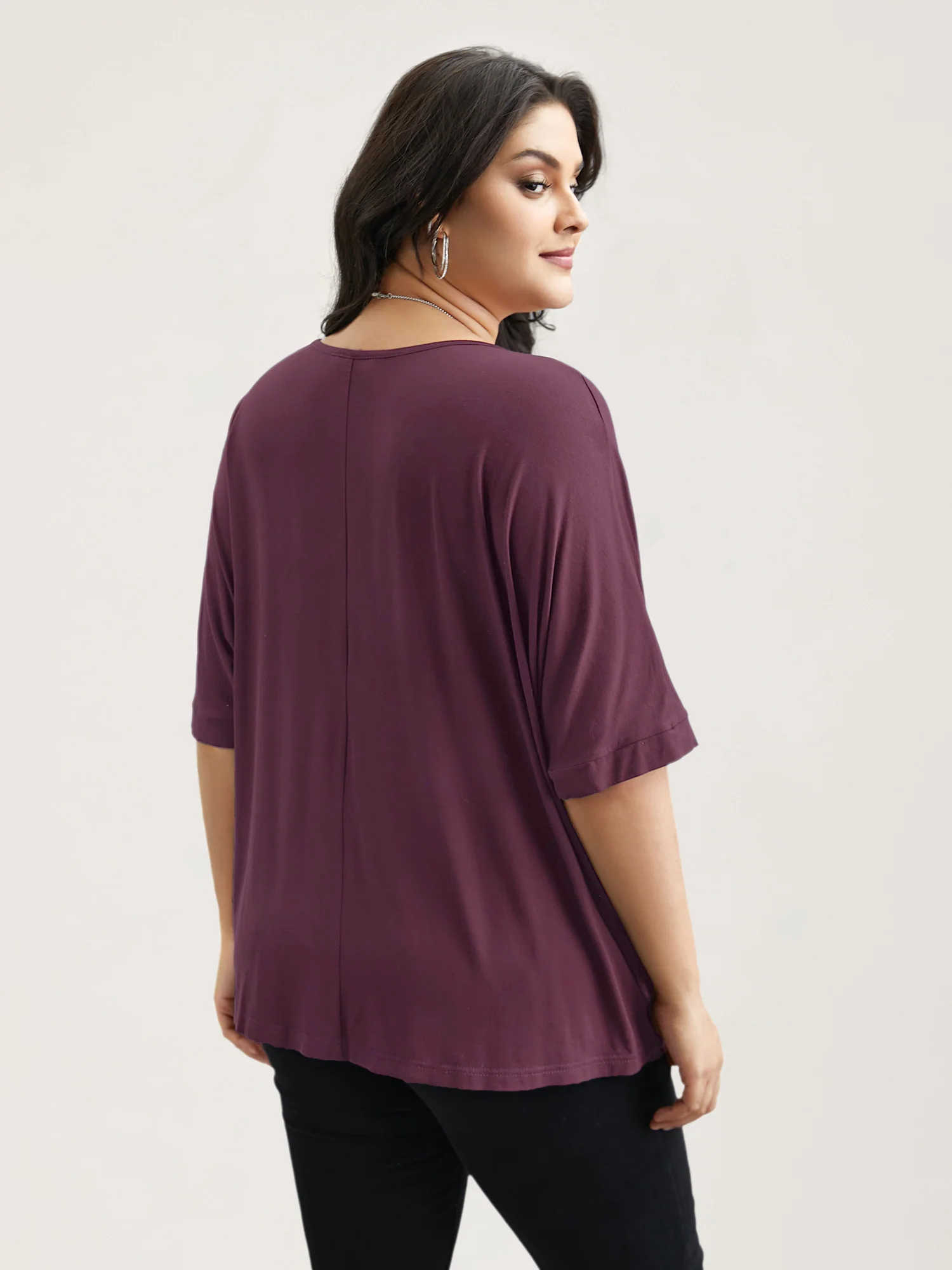 Supersoft Round Neck Plain T-Shirt - Image 5