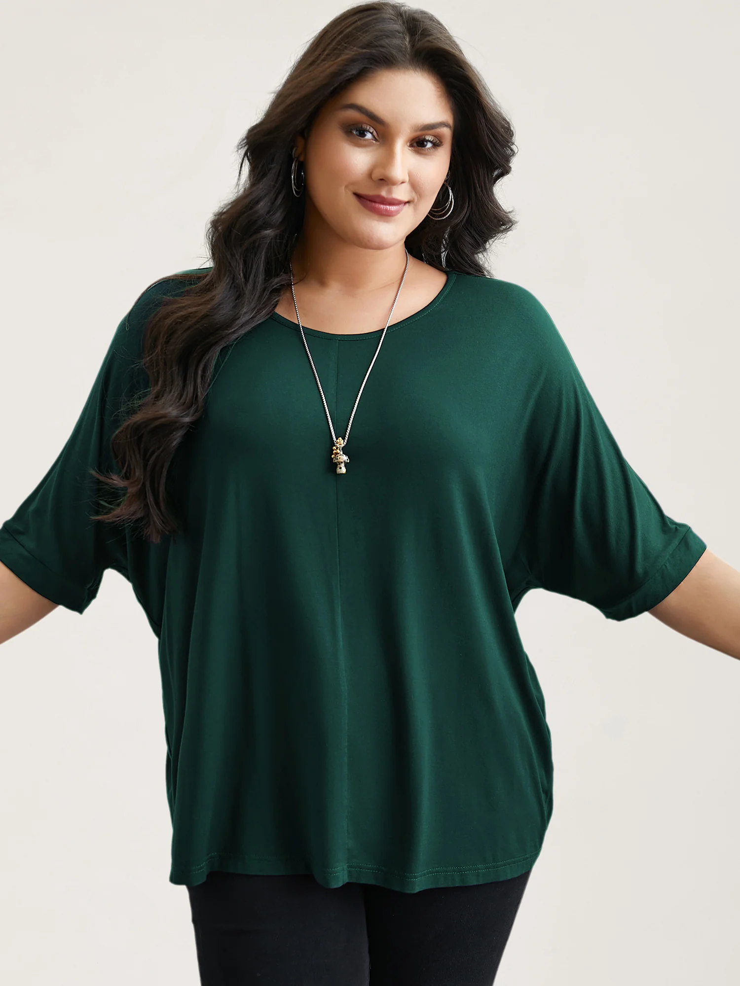 Supersoft Round Neck Plain T-Shirt - Image 6