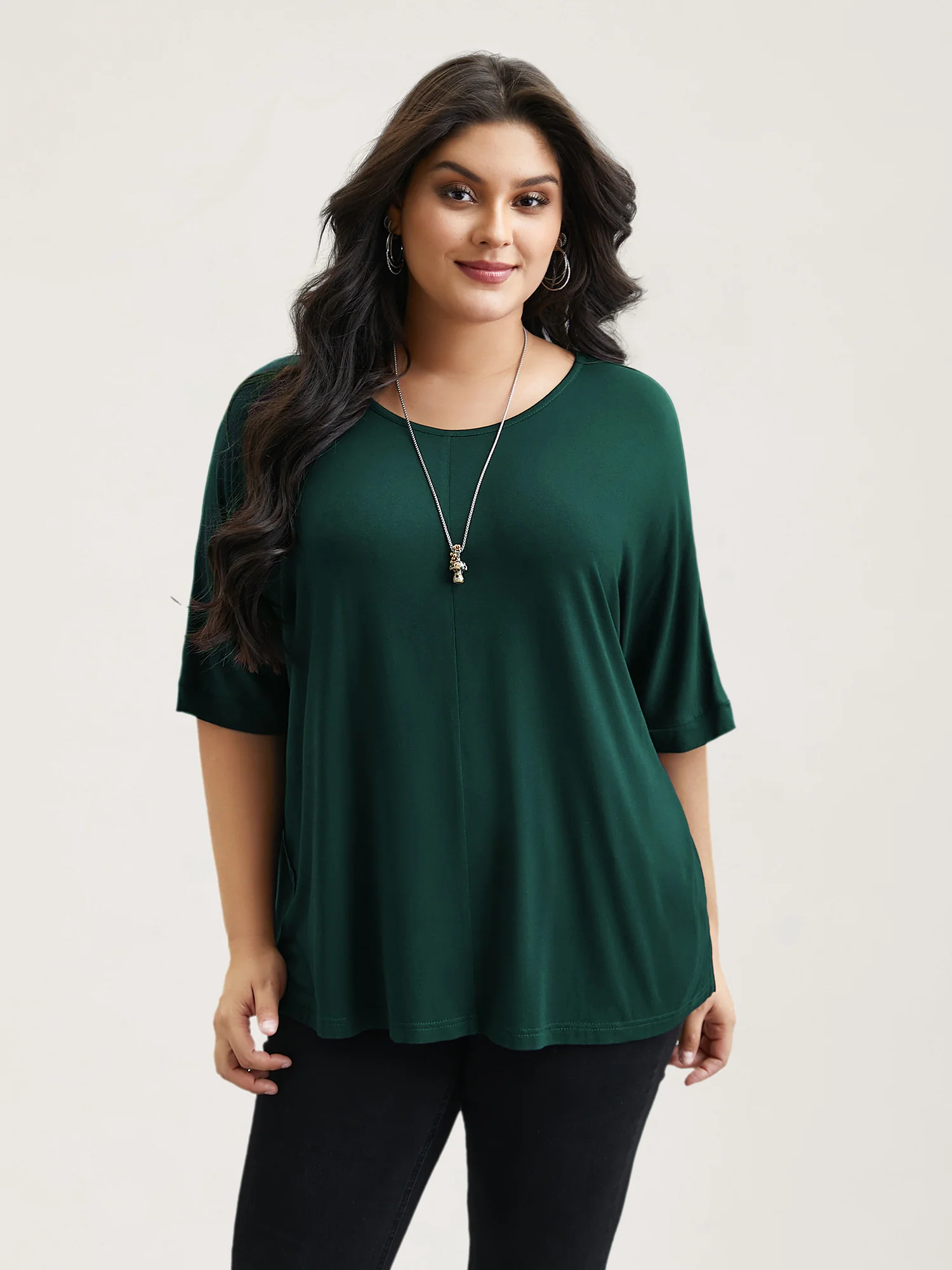 Supersoft Round Neck Plain T-Shirt - Image 7