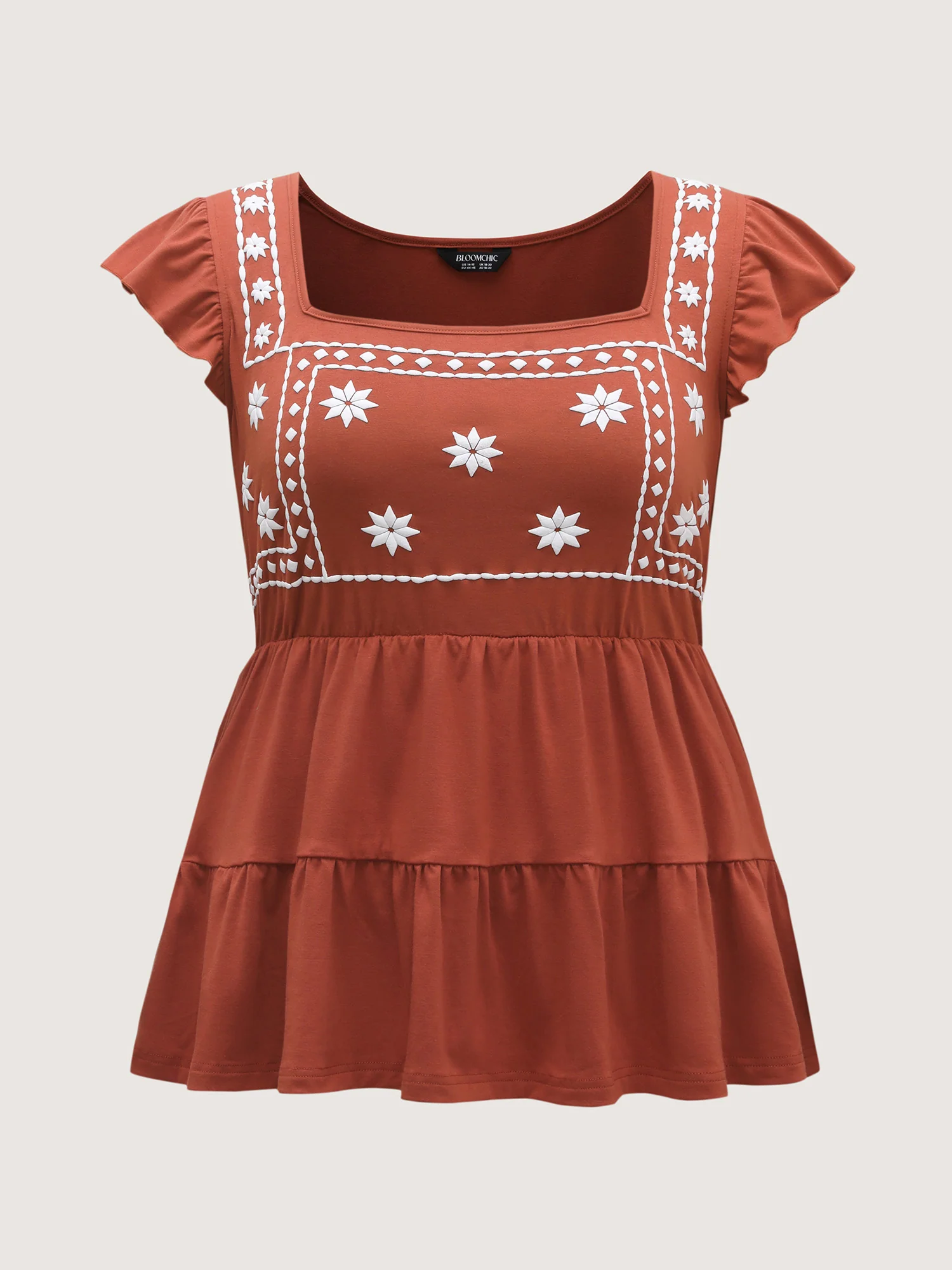 Supersoft Ruffle Pleated Layered Knit Top - Image 7