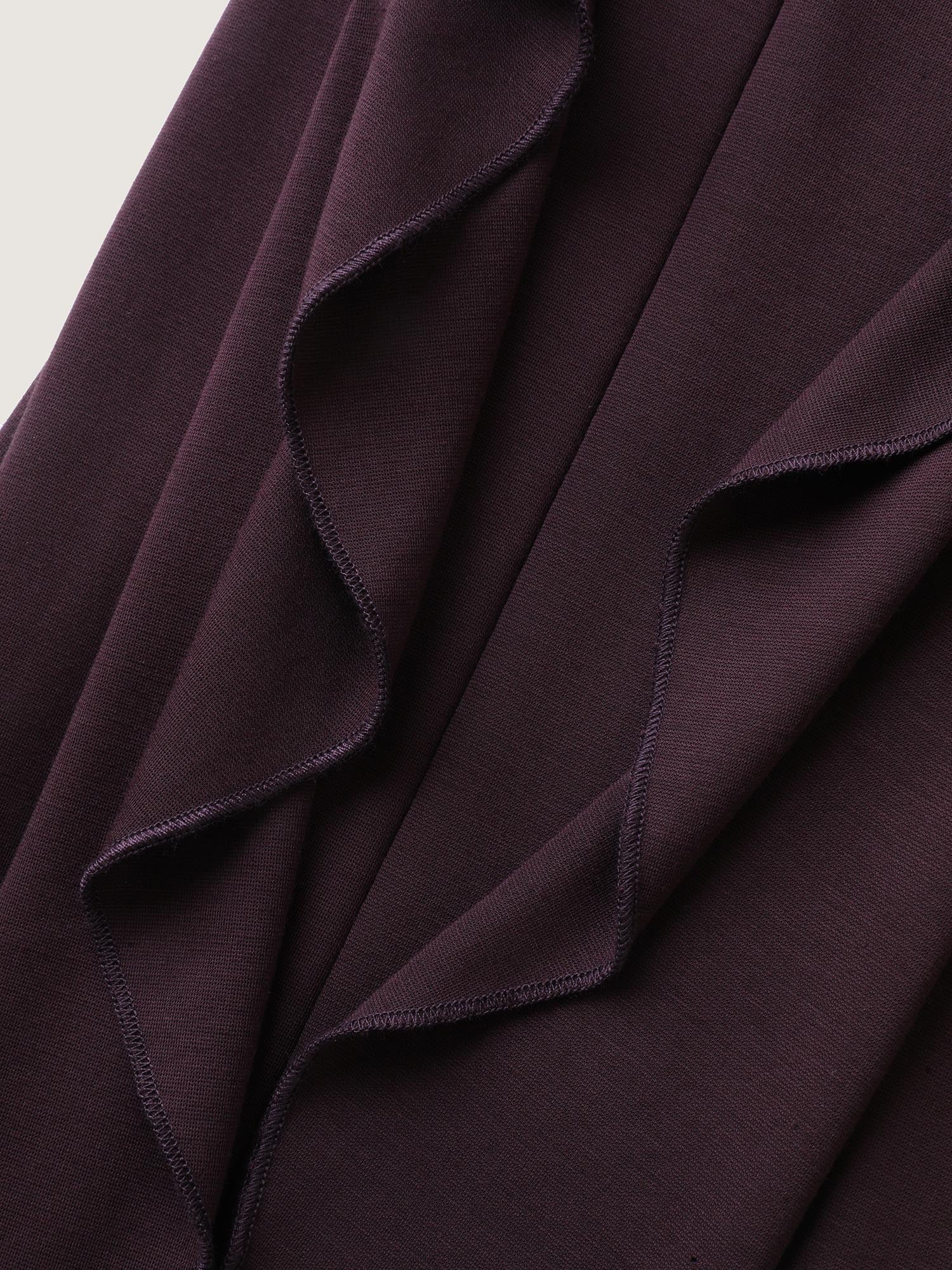 Supersoft Ruffled Asymmetrical Hem Maxi Dress - Image 7