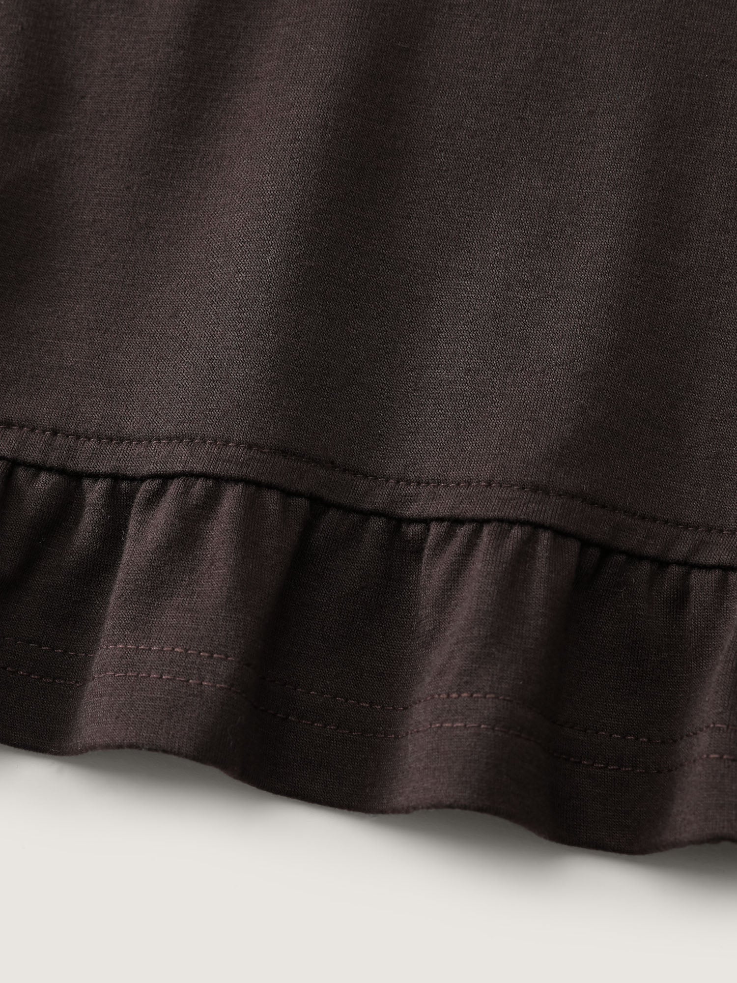 Supersoft Ruffled Edge Embroidered Hoodie - Image 5