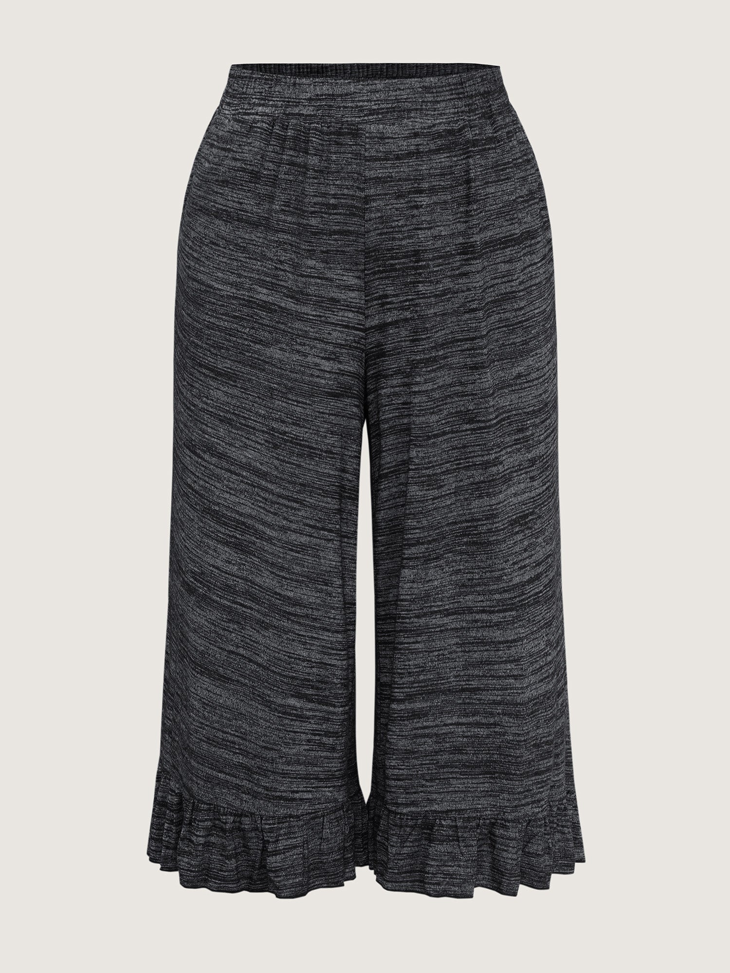 Supersoft Ruffled Hem Wide-Leg Lounge Bottoms - Image 8