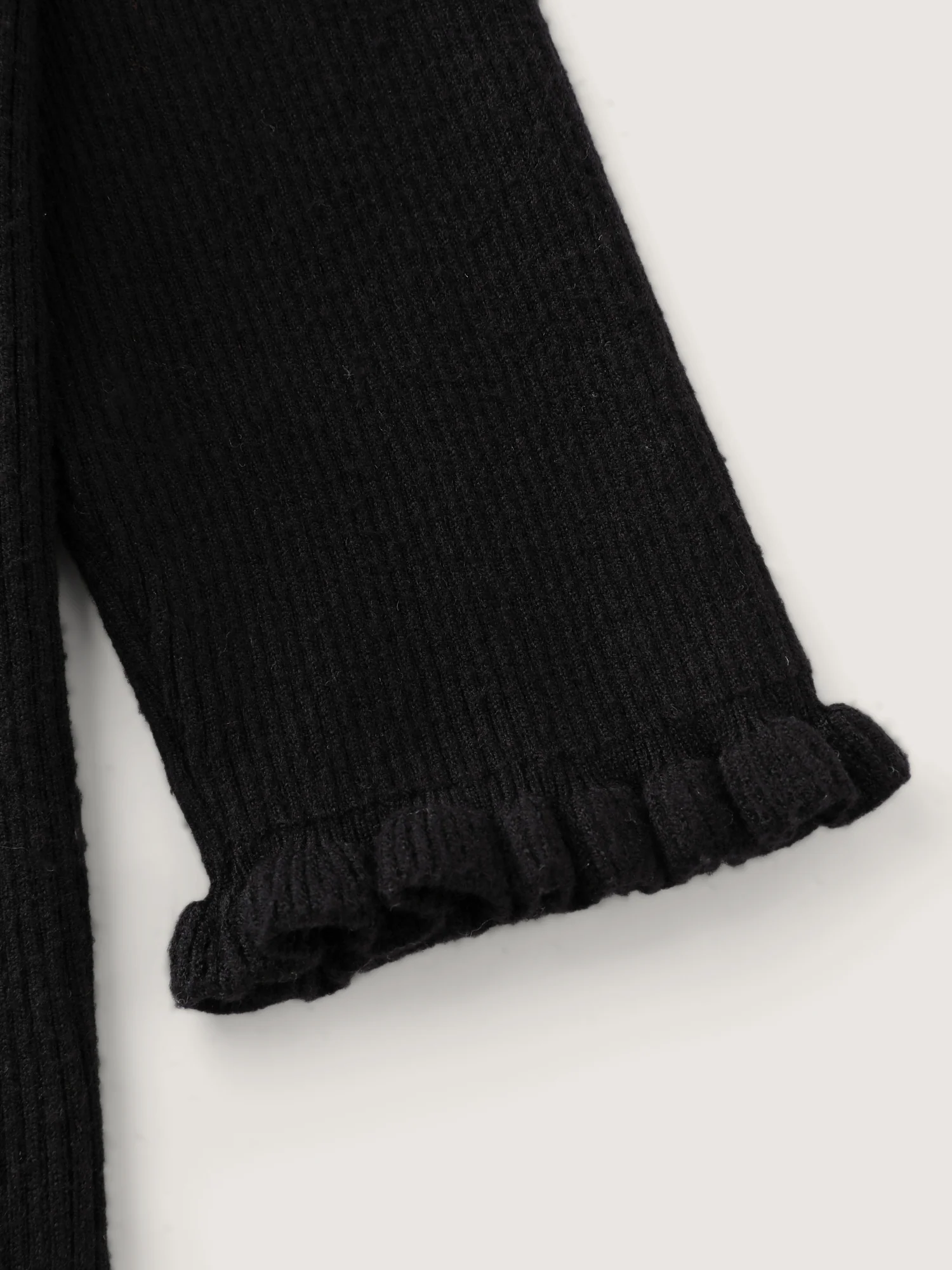 Supersoft Ruffled Neck Fitted Solid Pullover - Image 7