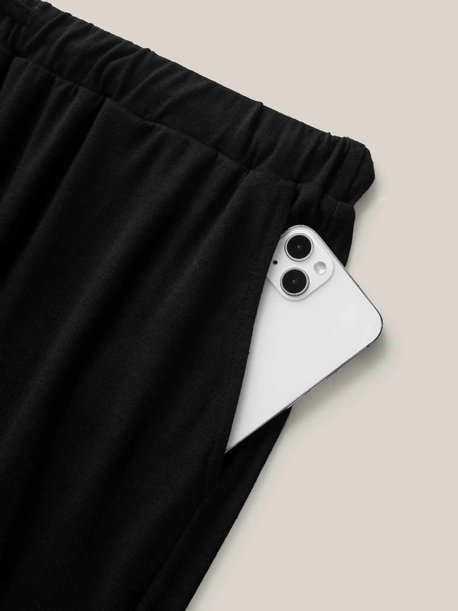 Supersoft Scalloped Hem Straight-Fit Lounge Bottoms - Image 5