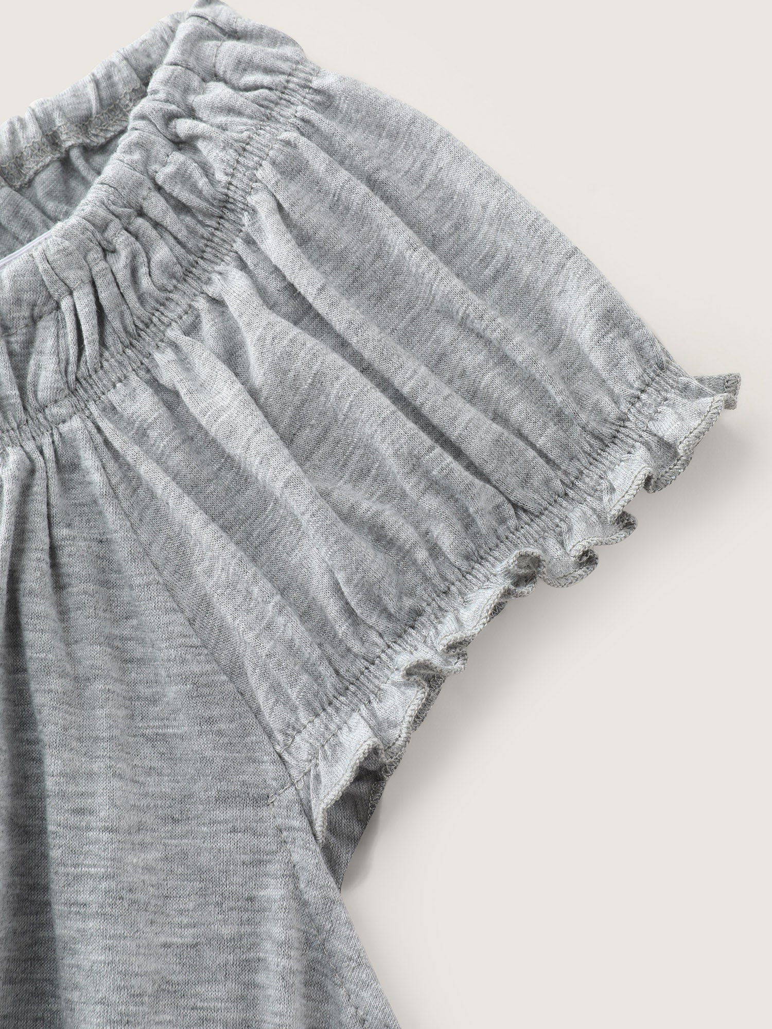 Supersoft Shirred Drawstring Neckline Flowy Top - Image 10
