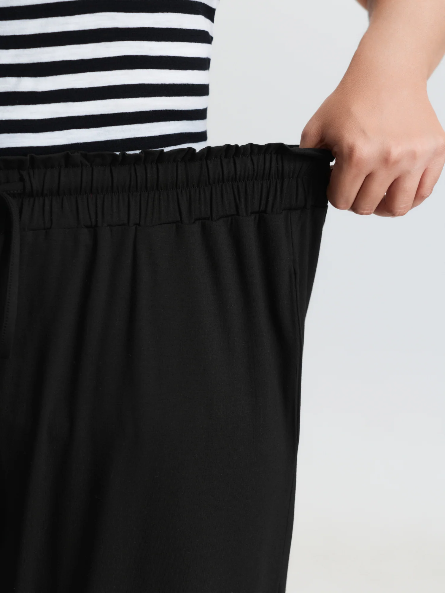 Supersoft Shirred Drawstring Waist Pants - Image 4