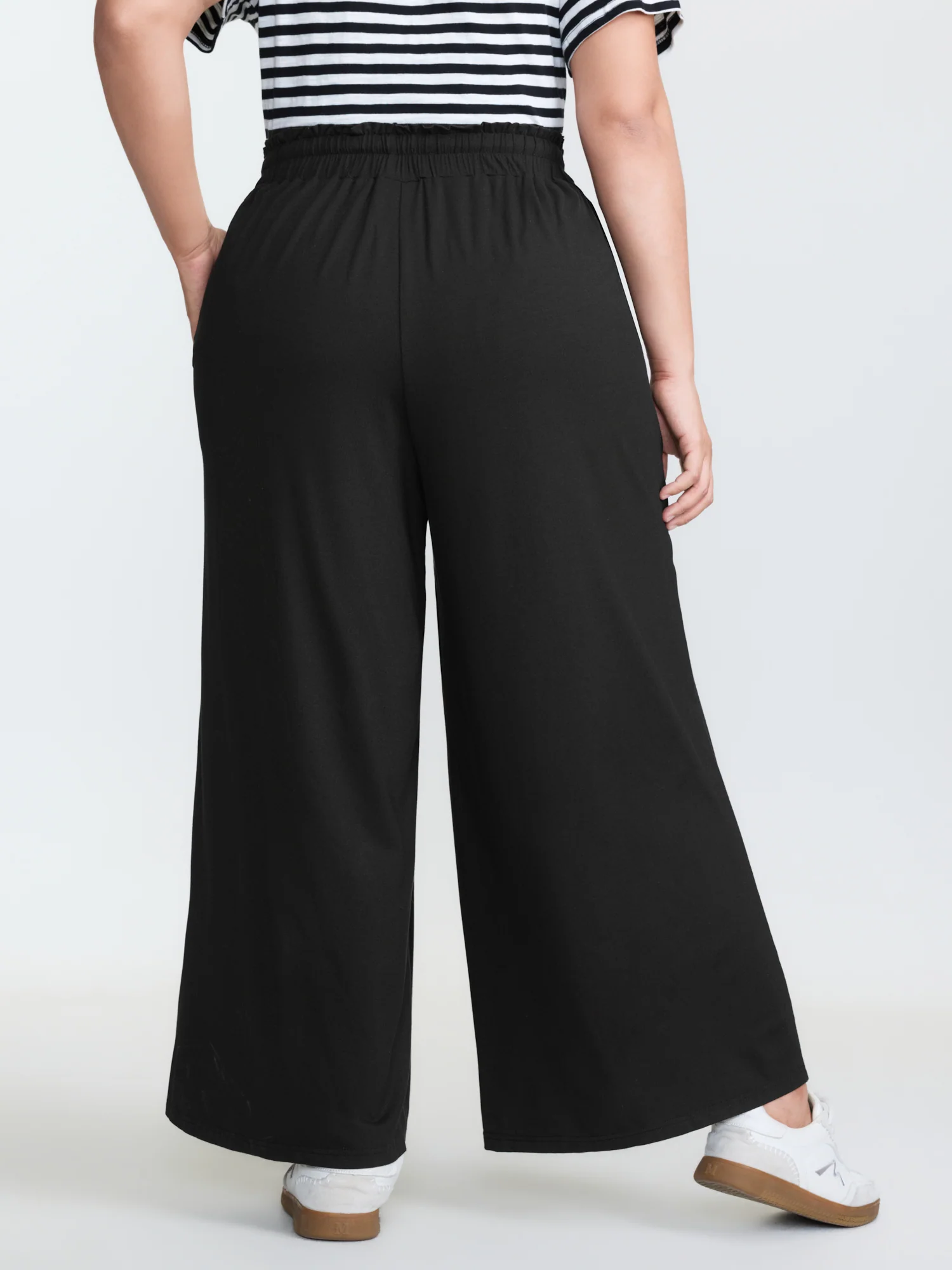 Supersoft Shirred Drawstring Waist Pants - Image 5