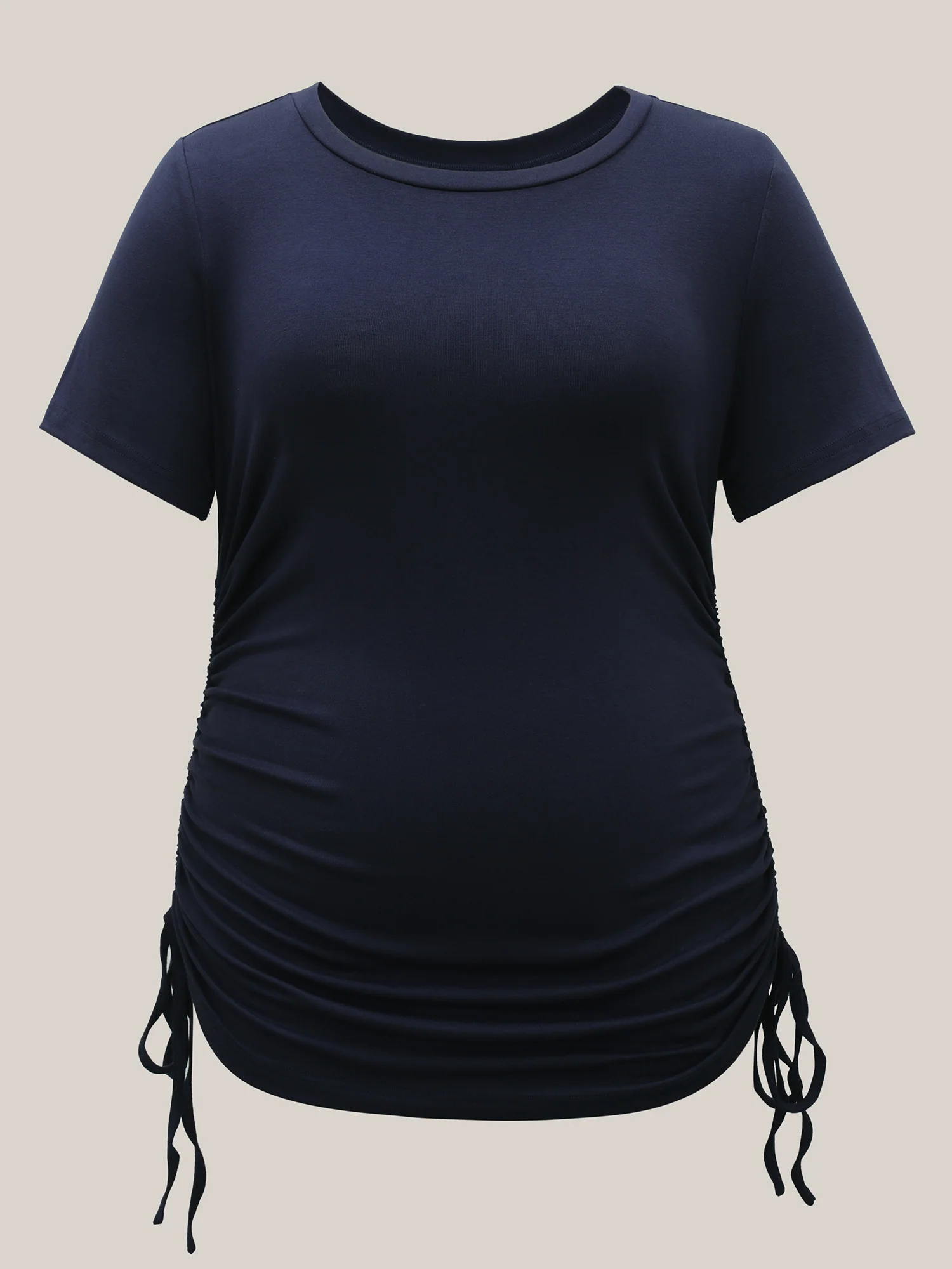 Supersoft Side Drawstrings Fitted T-Shirt - Image 6