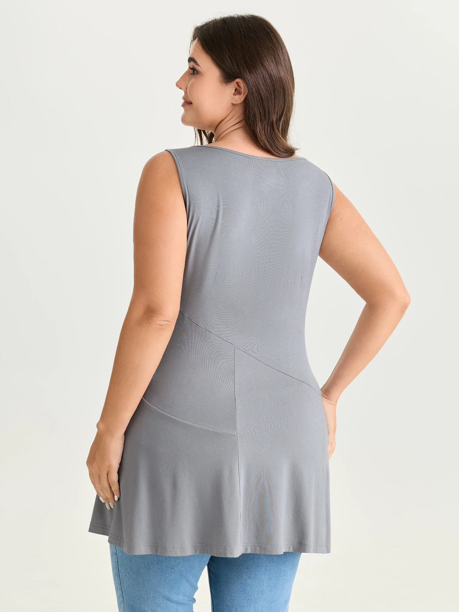 Supersoft Side Seams Flowy Tank Top - Image 4