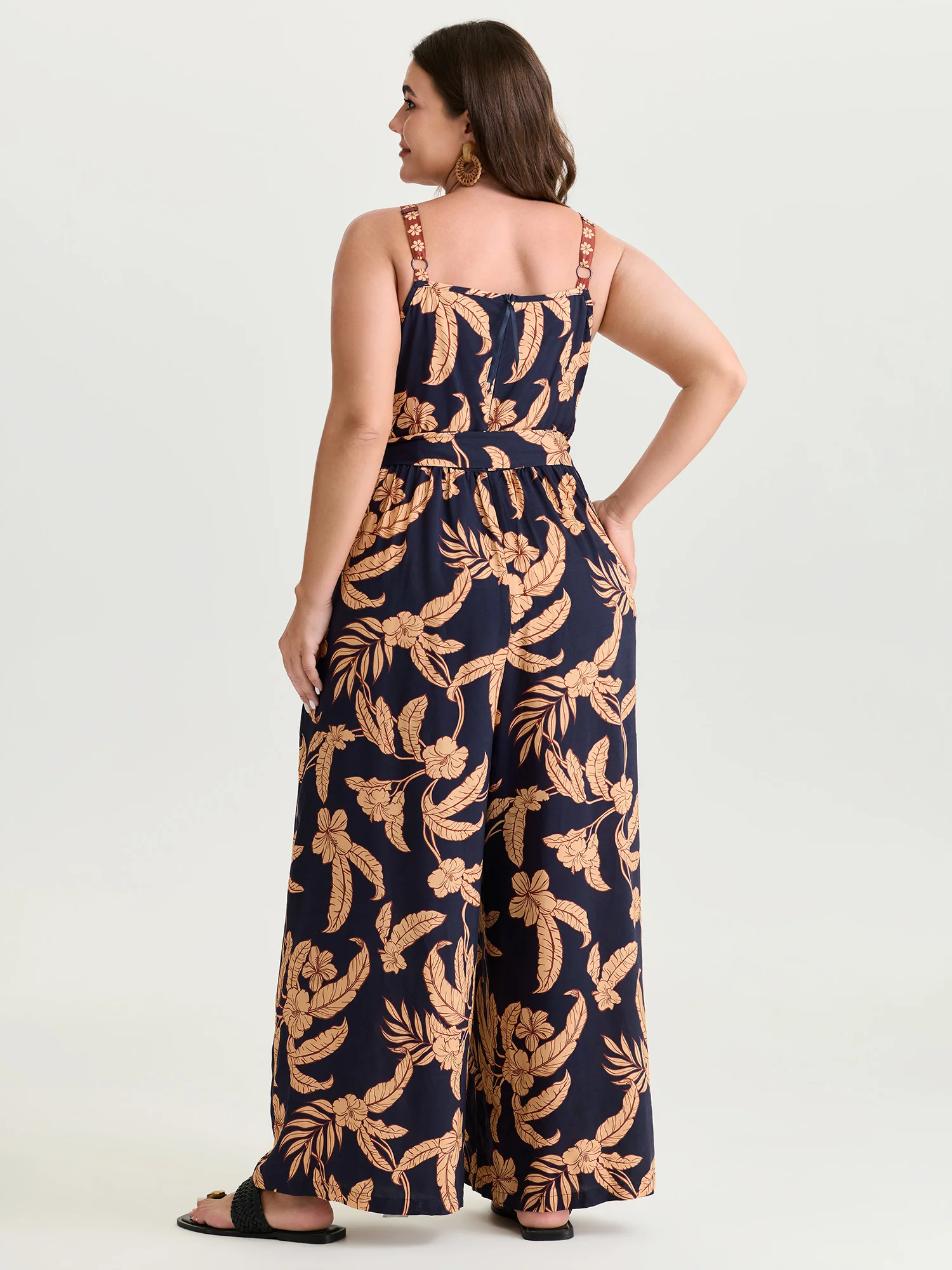 Supersoft Silhouette Flower Cami Jumpsuit - Image 4