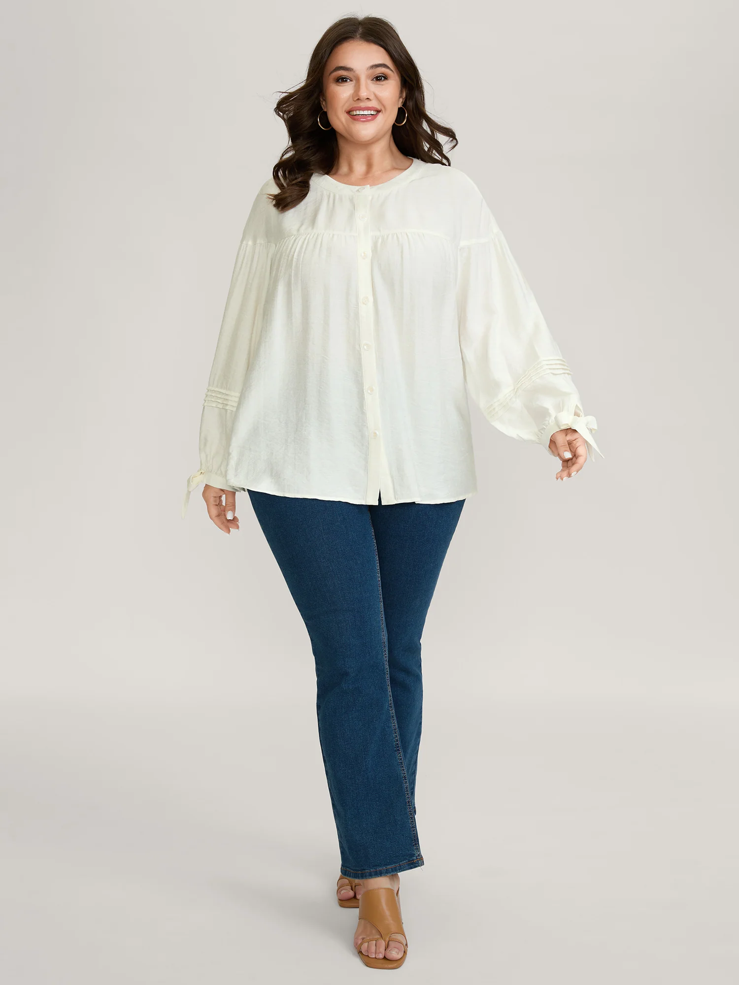 Supersoft Sleeve-Tie Button-Down Shirt - Image 4