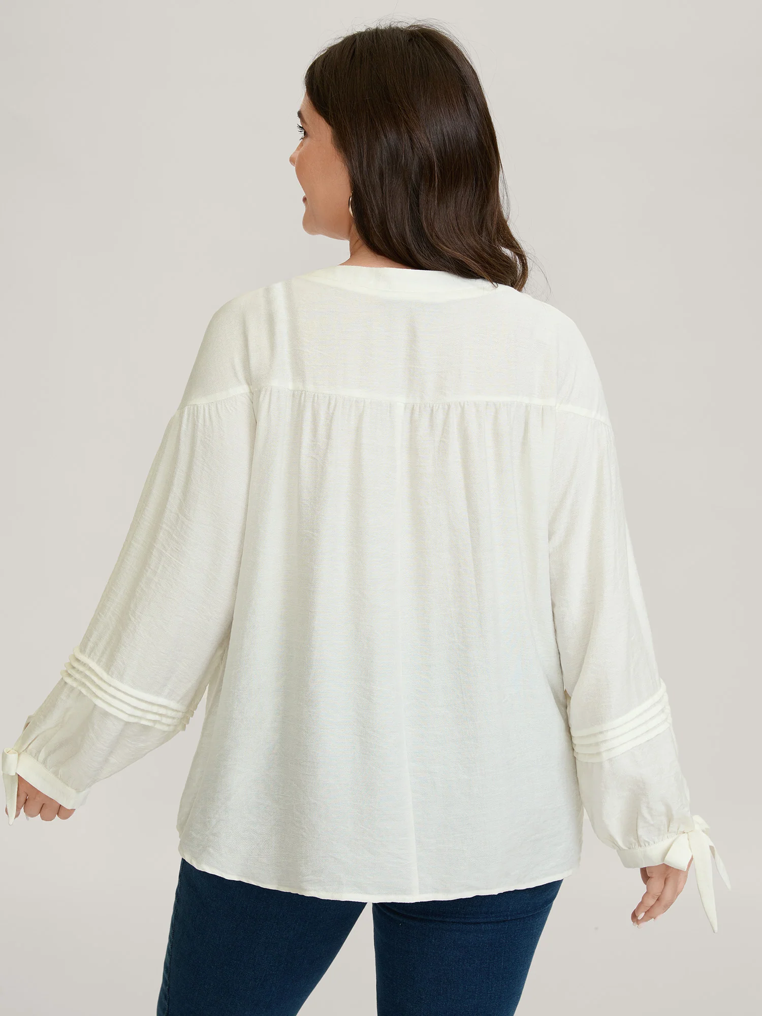 Supersoft Sleeve-Tie Button-Down Shirt - Image 5