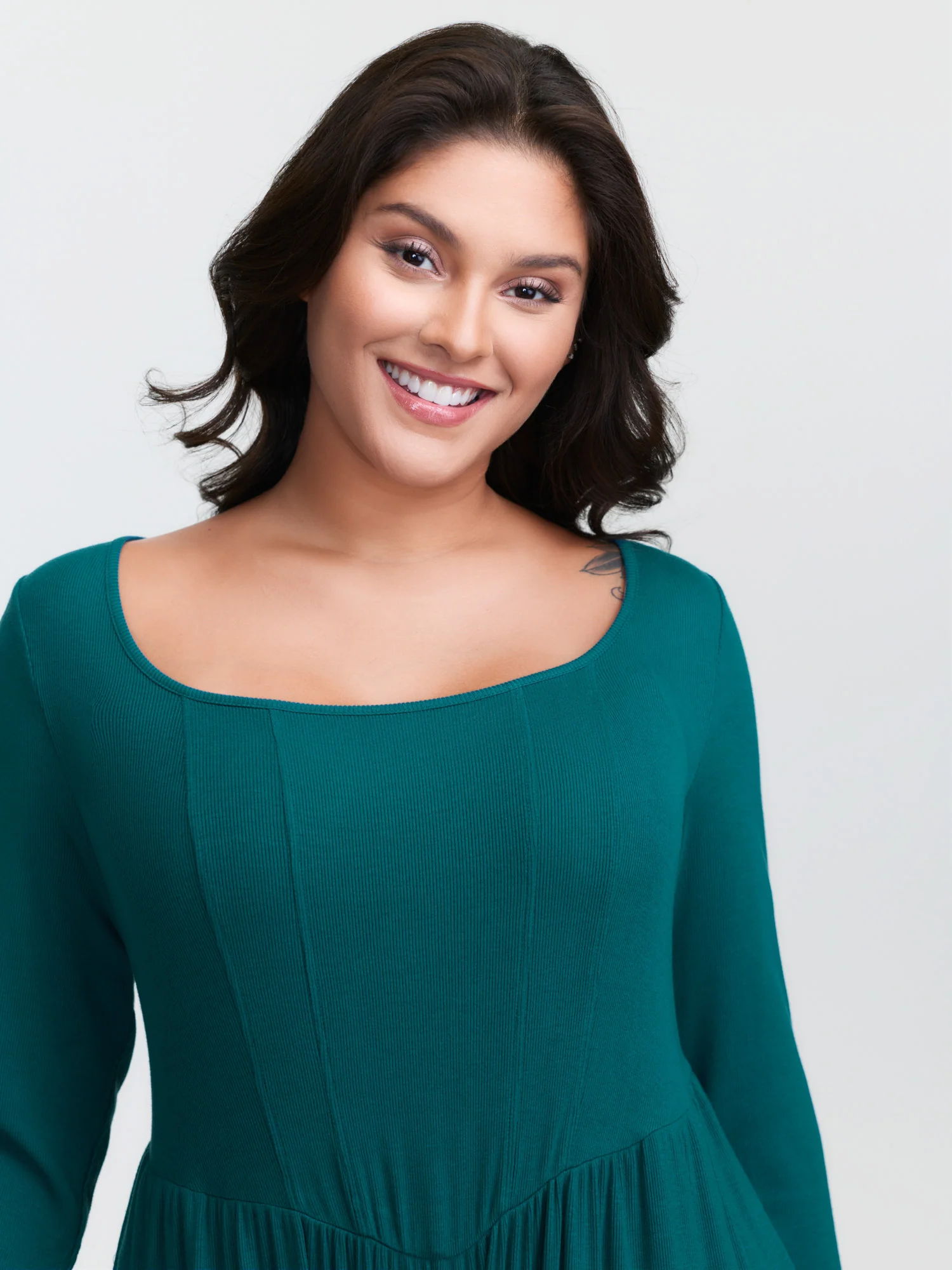 Supersoft Square Neck Smocked Waist Jumpsuit - Image 2