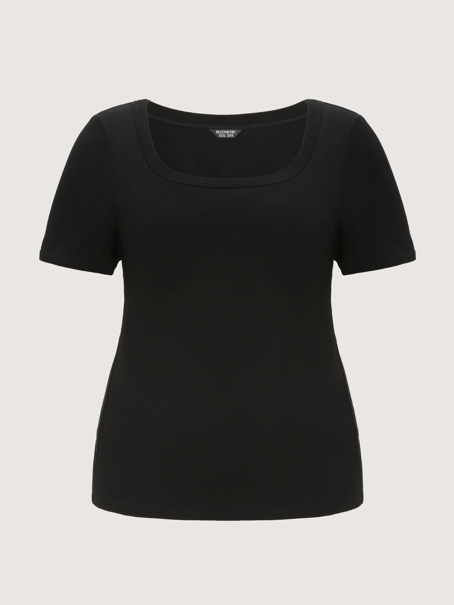 Supersoft Supportive Bra Square Neckline Fitted T-Shirt - Image 6