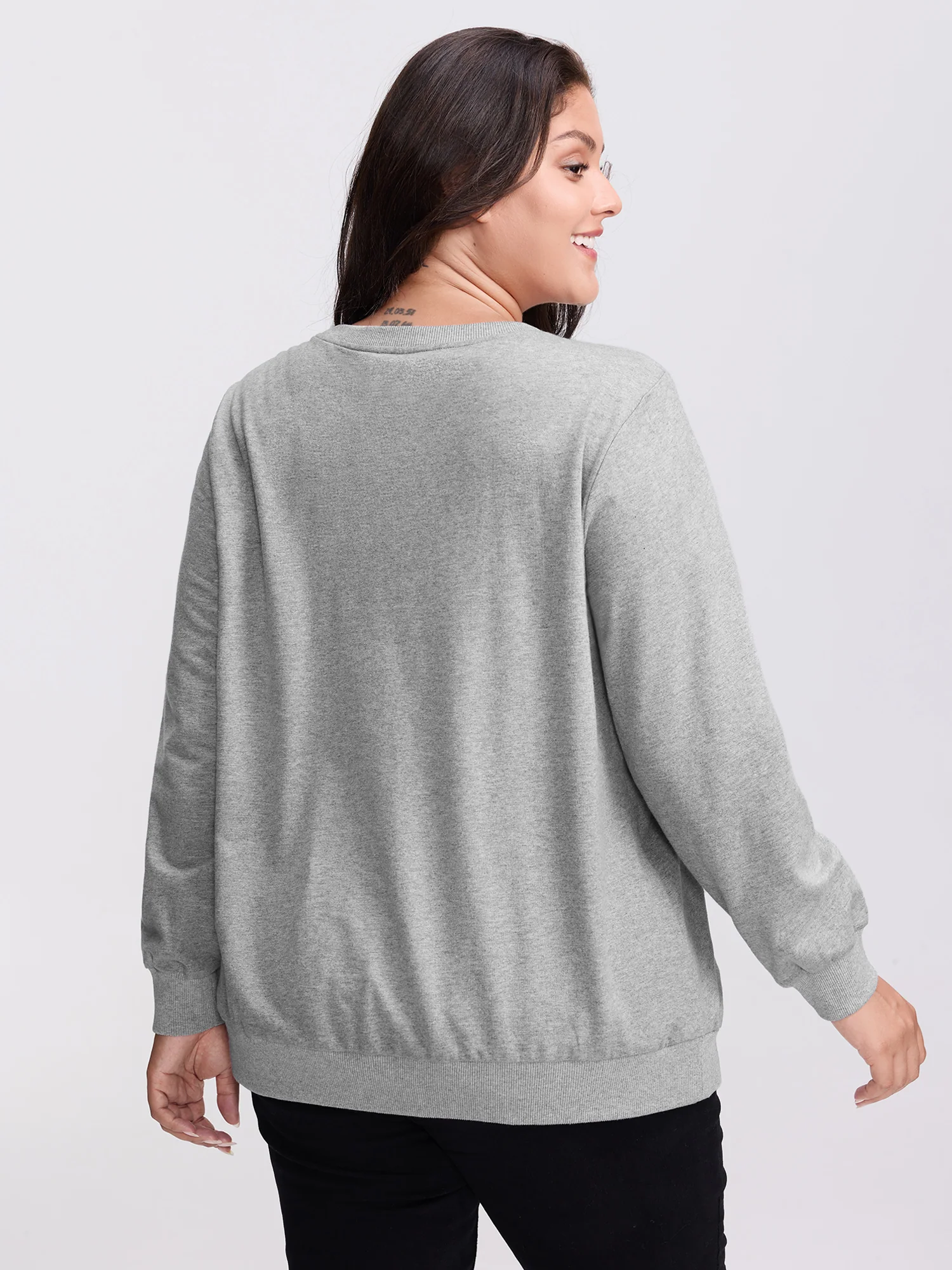 Supersoft Squirrel Embroidered Sweatshirt - Image 4