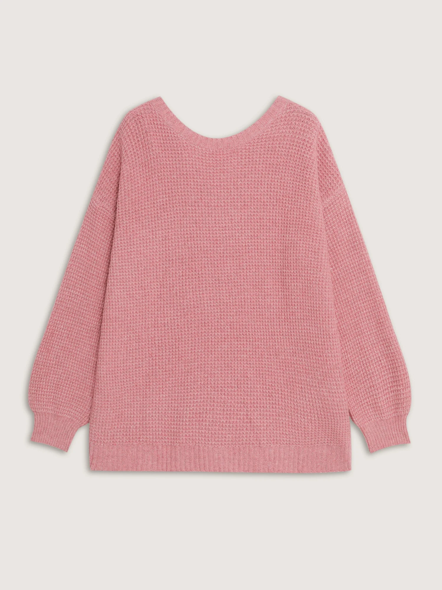 Supersoft Stretchy Bowtie Back Textured Pullover - Image 8