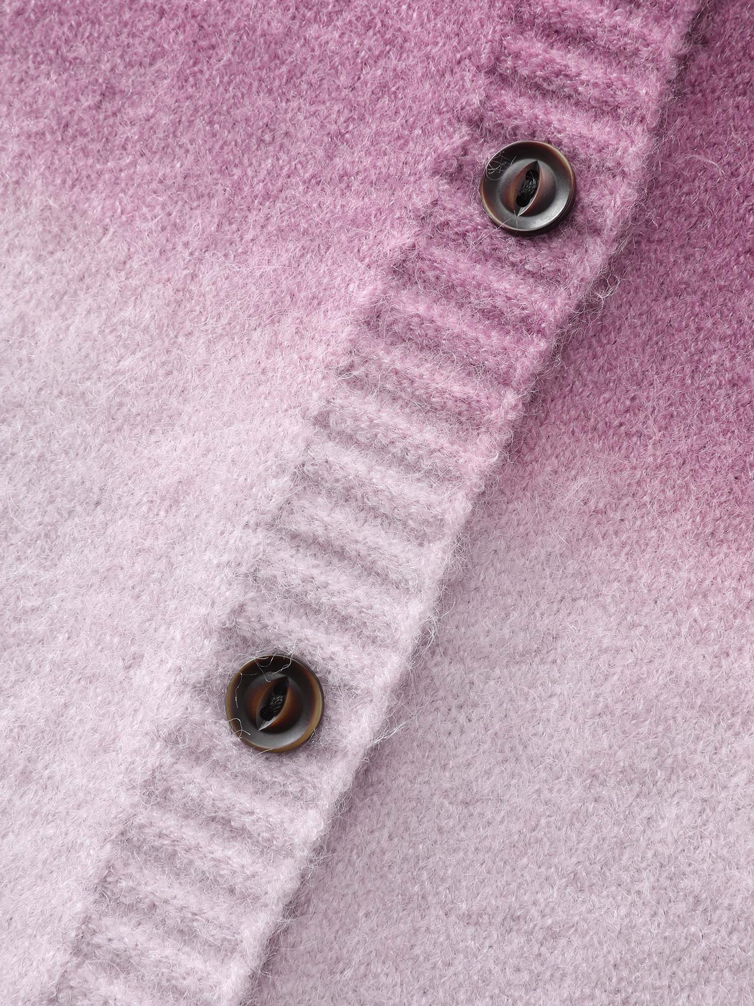 Supersoft Stretchy Color Gradient Knit Cardigan - Image 5